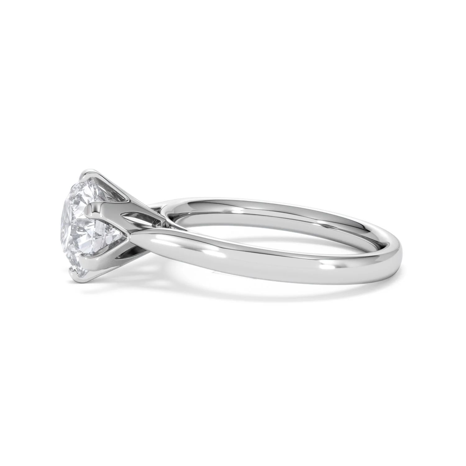 2 Carat Diamond Engagement Ring High Set Chloe Lab F/VS1 Platinum - Image 71