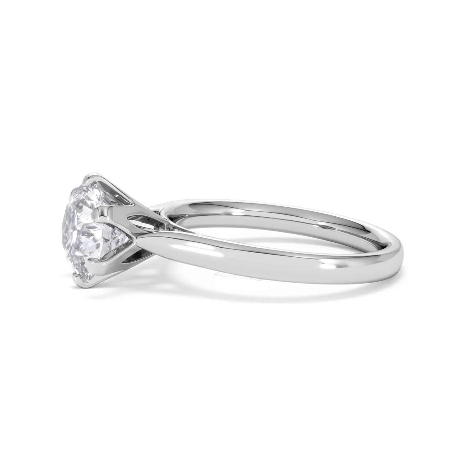 2 Carat Diamond Engagement Ring High Set Chloe Lab F/VS1 Platinum - Image 72