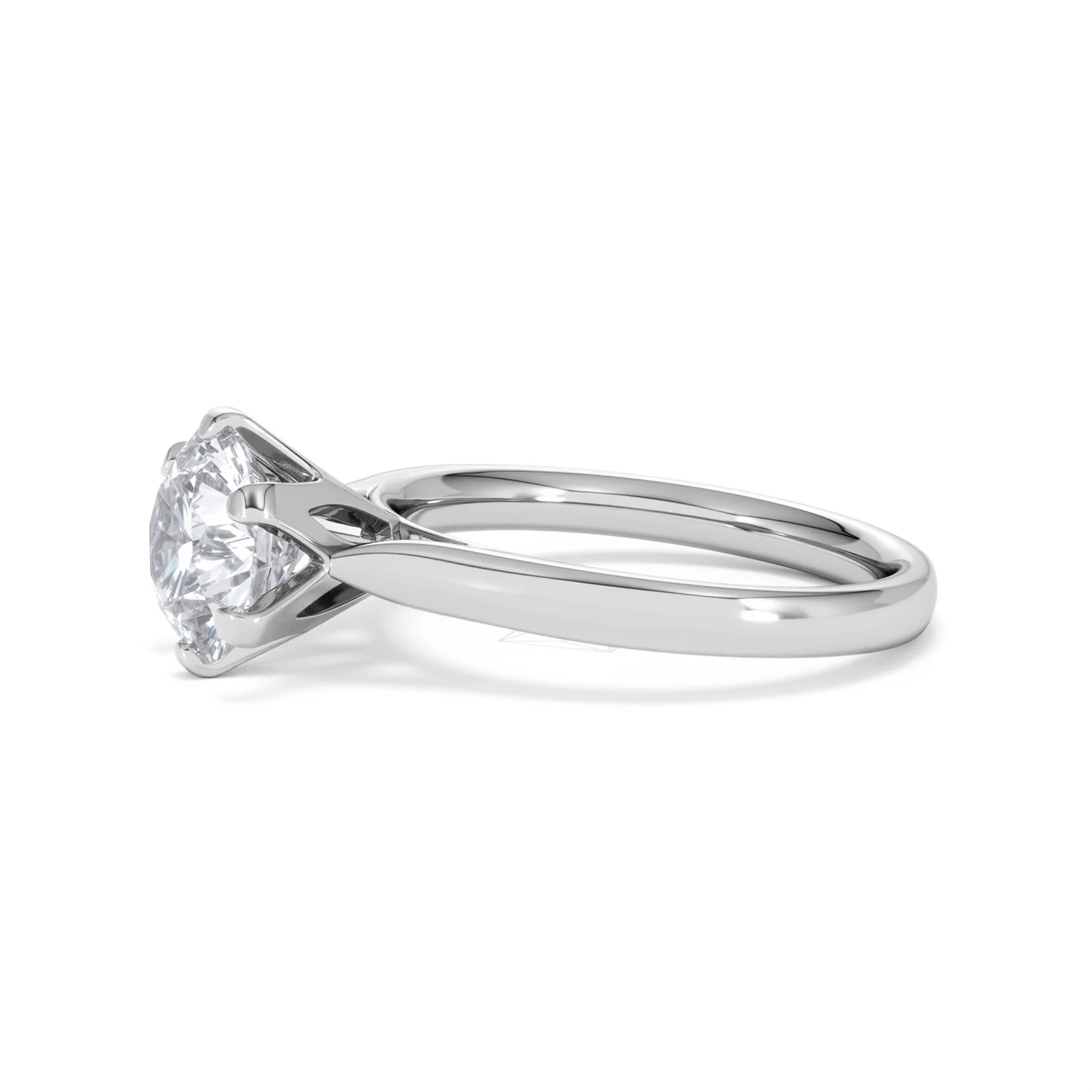2 Carat Diamond Engagement Ring High Set Chloe Lab F/VS1 Platinum - Image 73