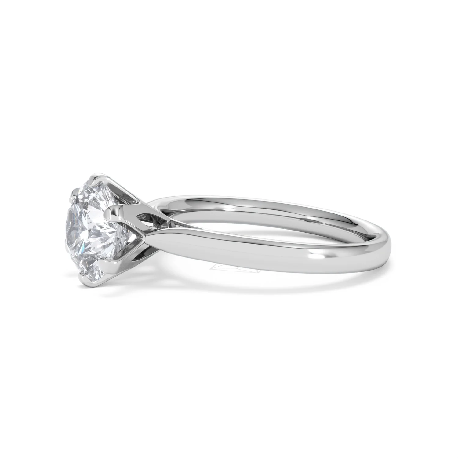 2 Carat Diamond Engagement Ring High Set Chloe Lab F/VS1 Platinum - Image 74