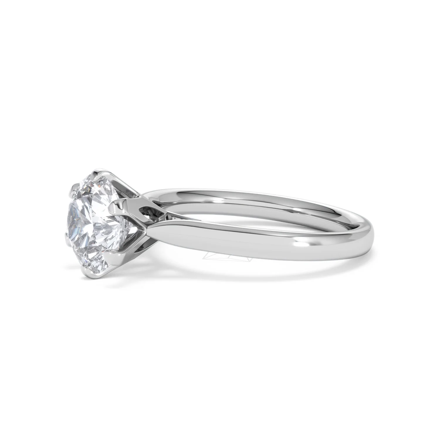 2 Carat Diamond Engagement Ring High Set Chloe Lab F/VS1 Platinum - Image 75