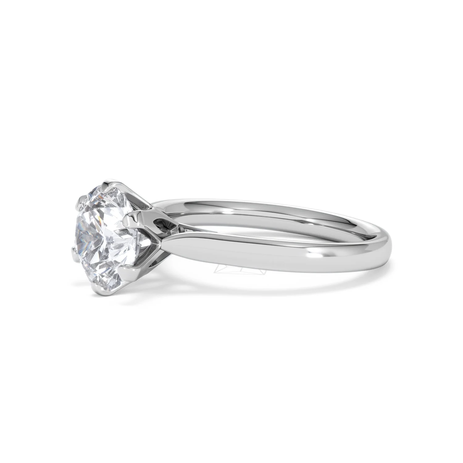 2 Carat Diamond Engagement Ring High Set Chloe Lab F/VS1 Platinum - Image 76