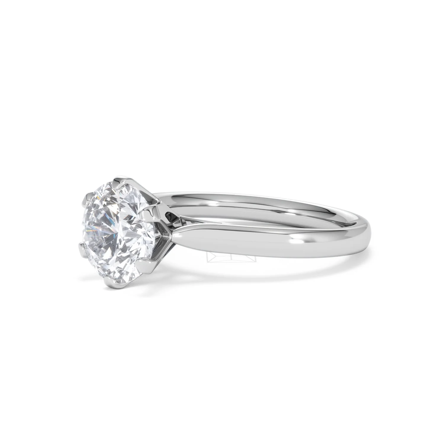 2 Carat Diamond Engagement Ring High Set Chloe Lab F/VS1 Platinum - Image 78