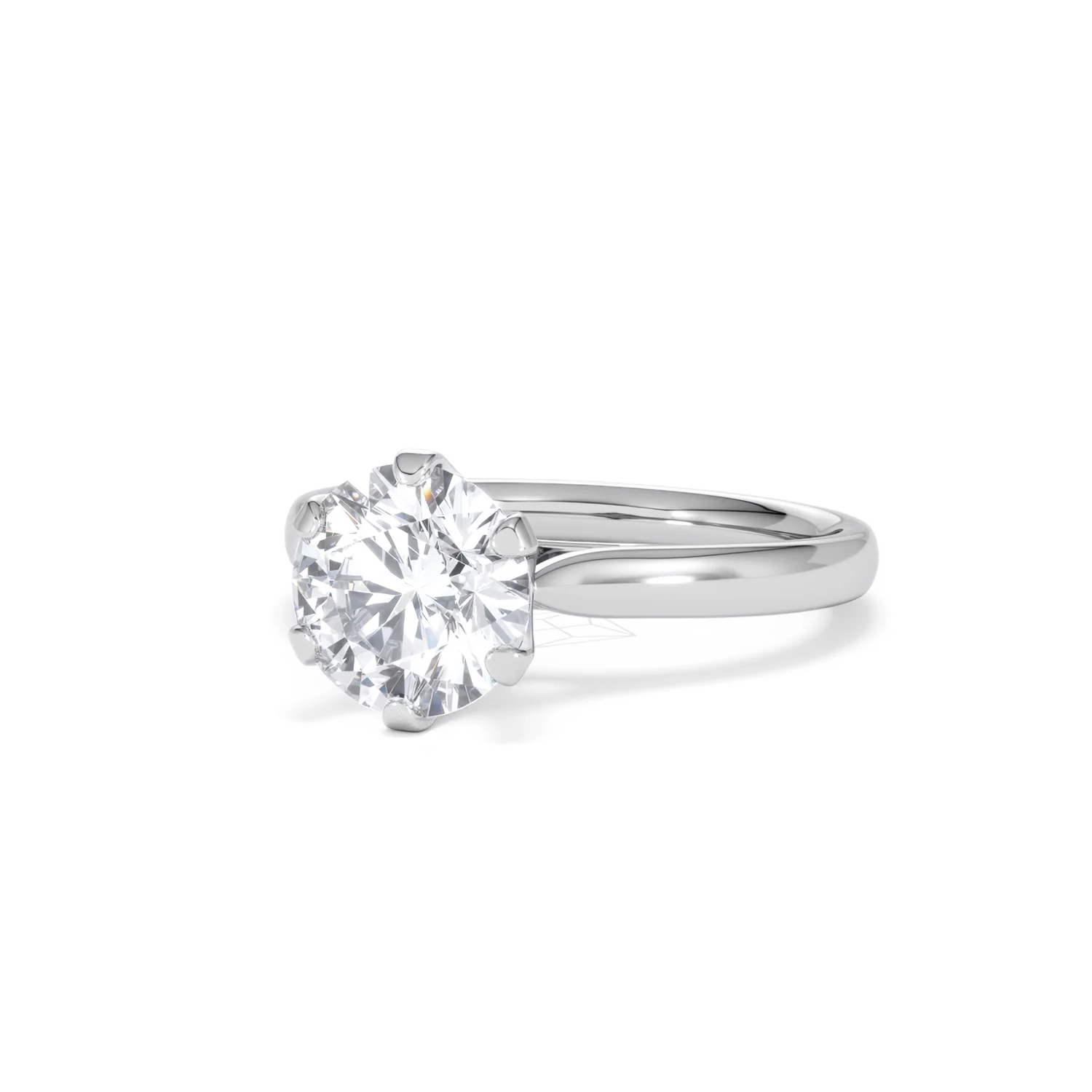 2 Carat Diamond Engagement Ring High Set Chloe Lab F/VS1 Platinum - Image 83
