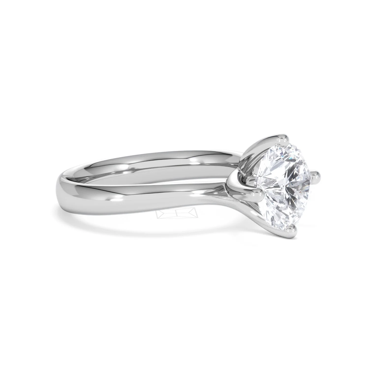 2 Carat Diamond Engagement Ring Lily Lab F/VS1 18K White Gold - Image 19