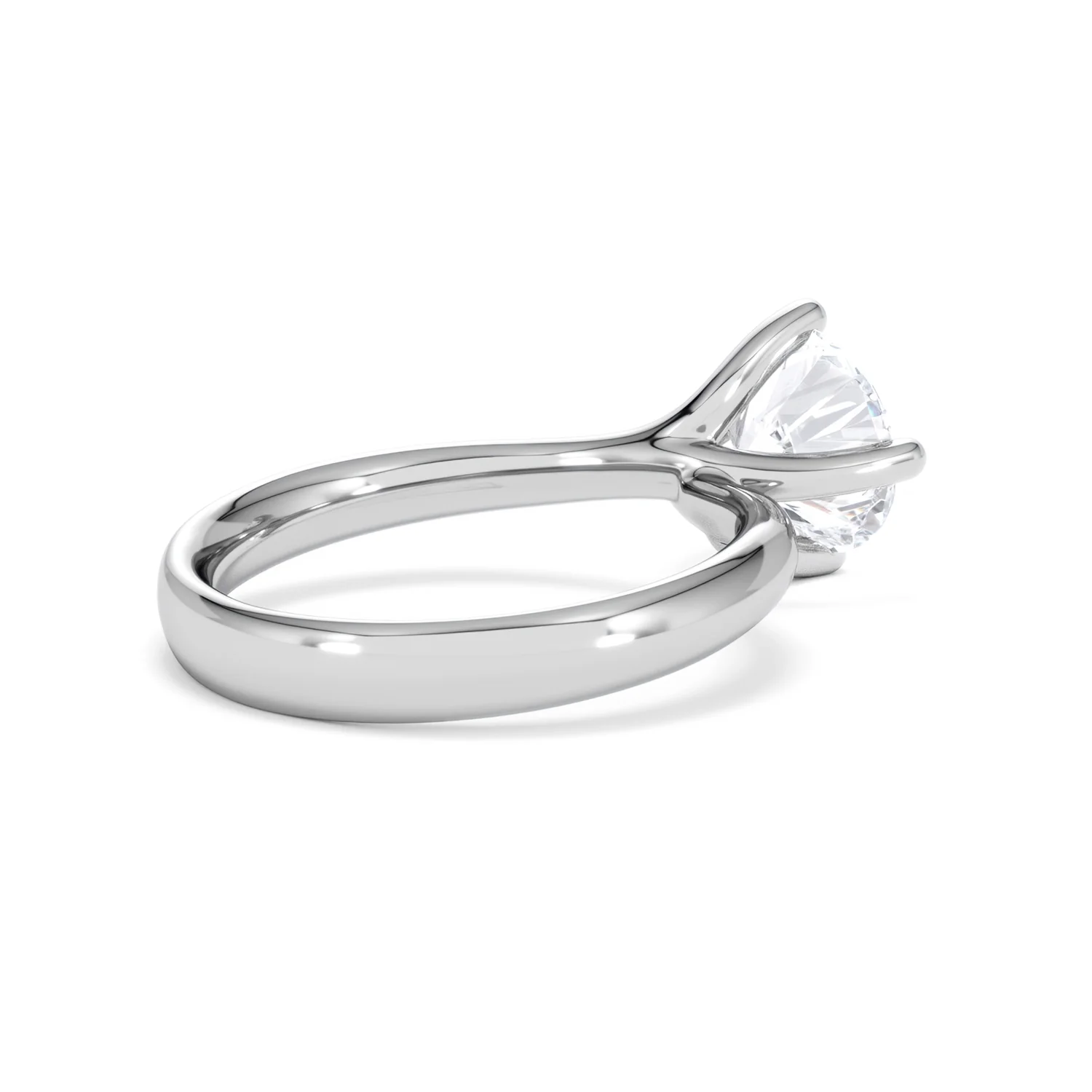 2 Carat Diamond Engagement Ring Lily Lab F/VS1 18K White Gold - Image 37
