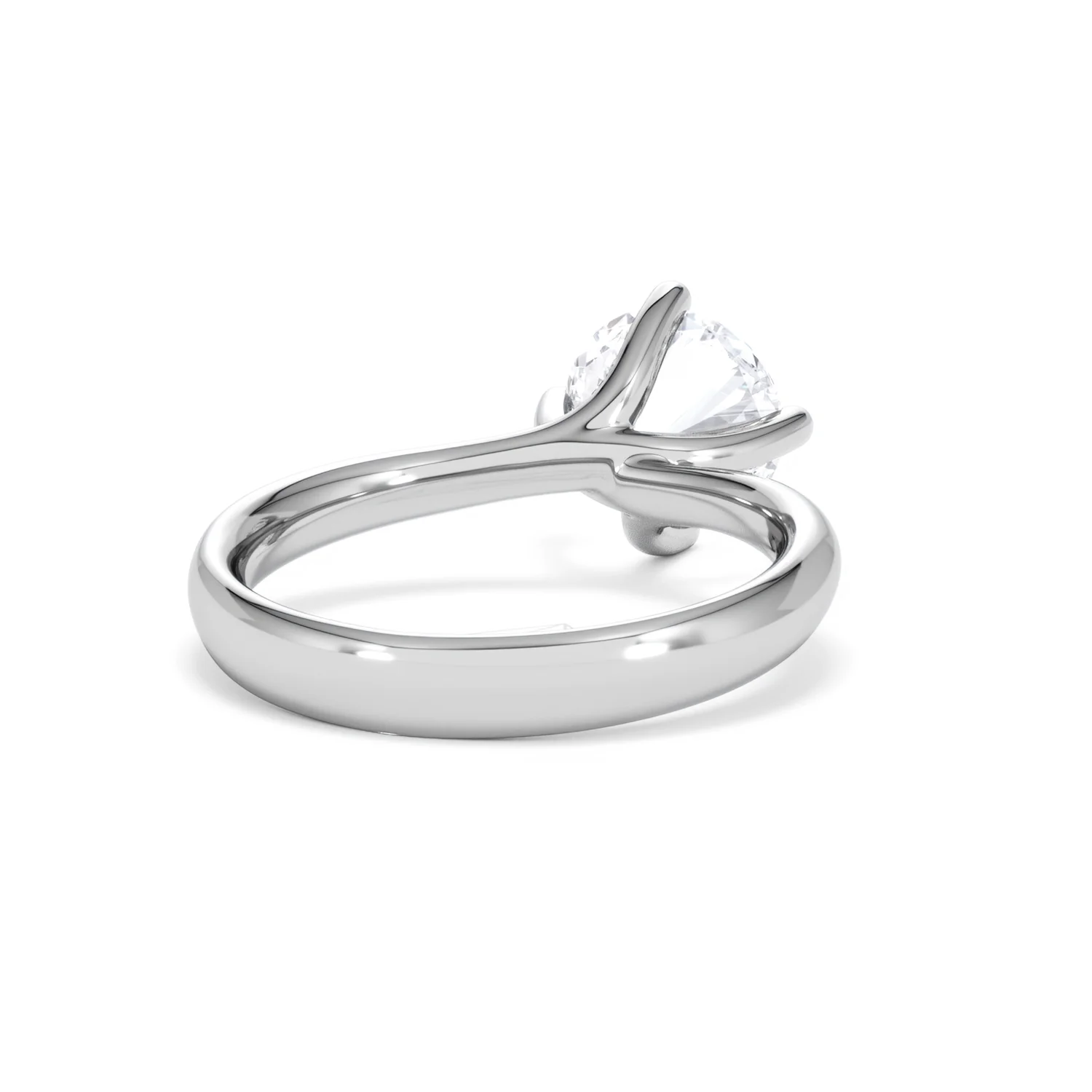 2 Carat Diamond Engagement Ring Lily Lab F/VS1 18K White Gold - Image 43