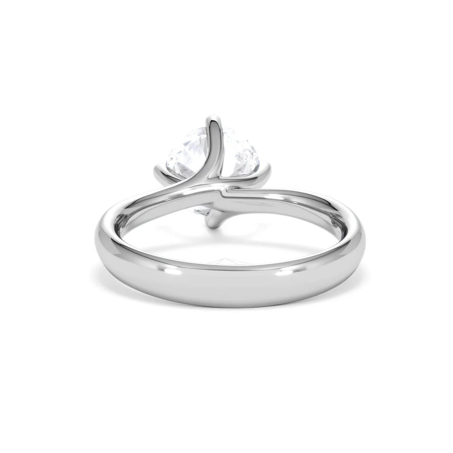 2 Carat Diamond Engagement Ring Lily Lab F/VS1 18K White Gold - Image 49