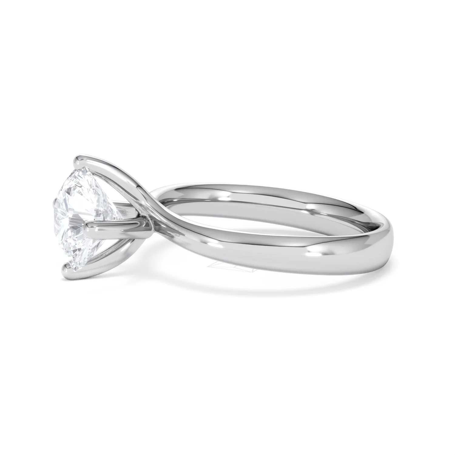 2 Carat Diamond Engagement Ring Lily Lab F/VS1 18K White Gold - Image 72
