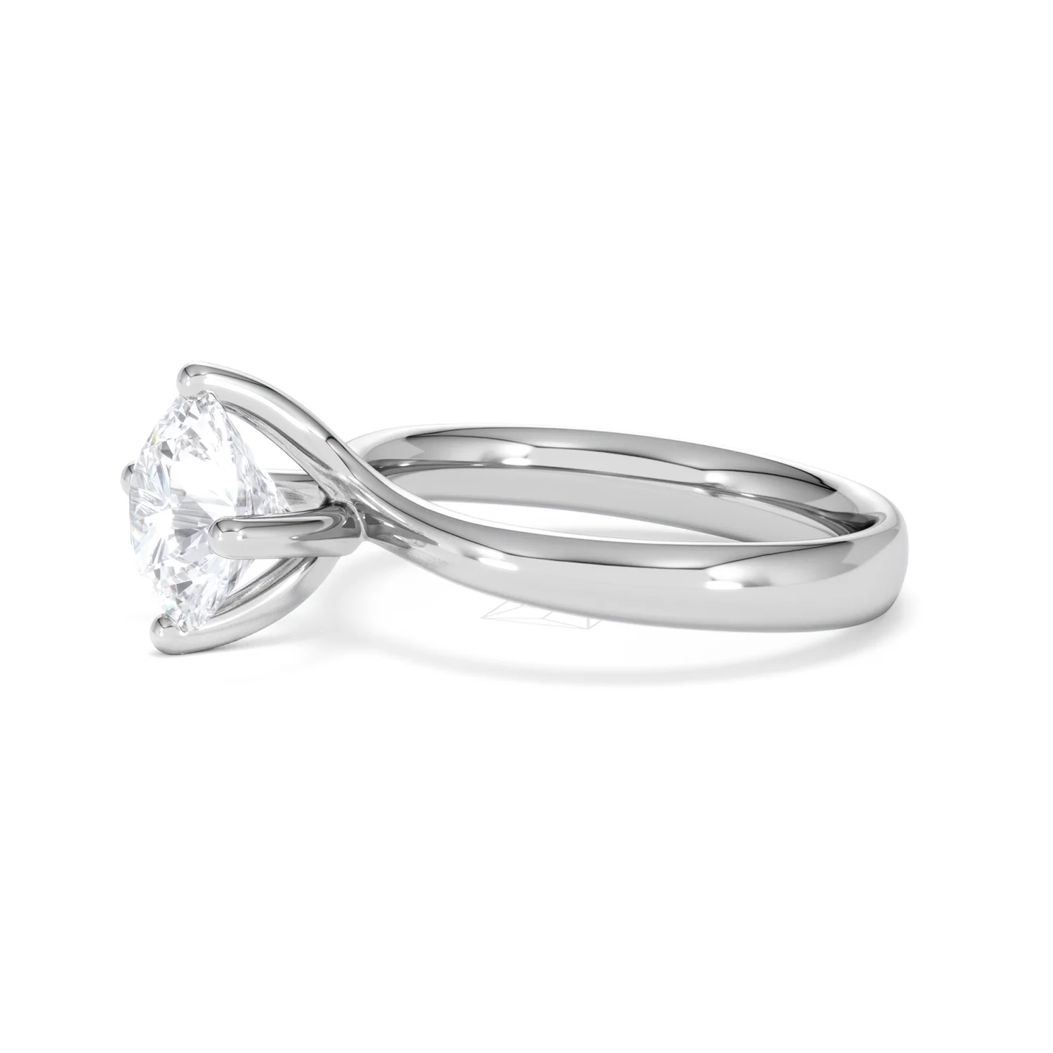 2 Carat Diamond Engagement Ring Lily Lab F/VS1 18K White Gold - Image 73