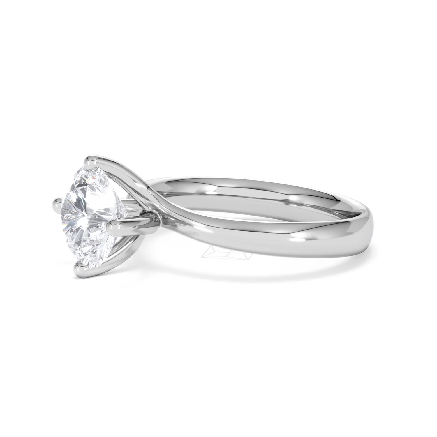 2 Carat Diamond Engagement Ring Lily Lab F/VS1 18K White Gold - Image 75