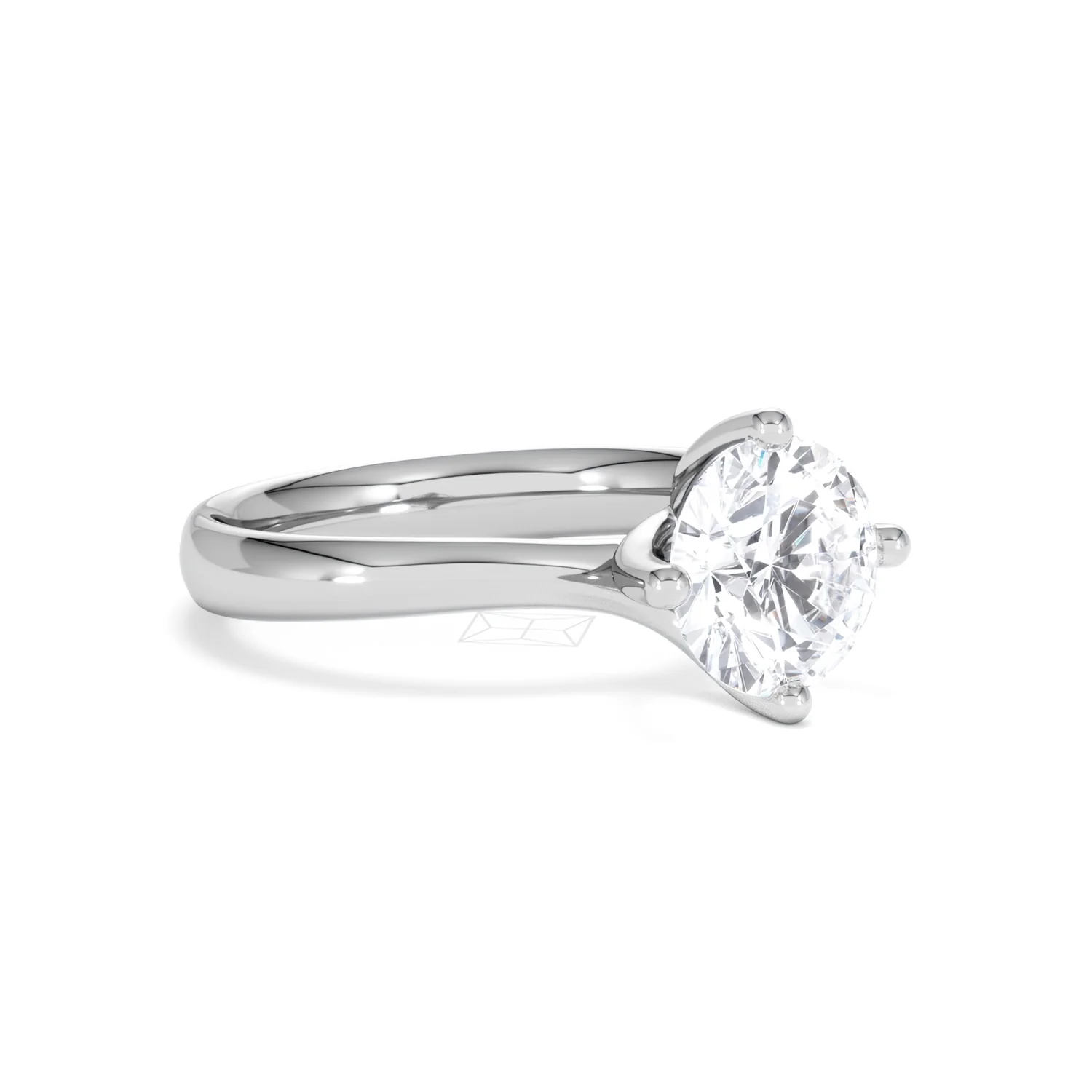 2 Carat Diamond Engagement Ring Lily Lab F/VS1 Platinum IGI Certified - Image 16