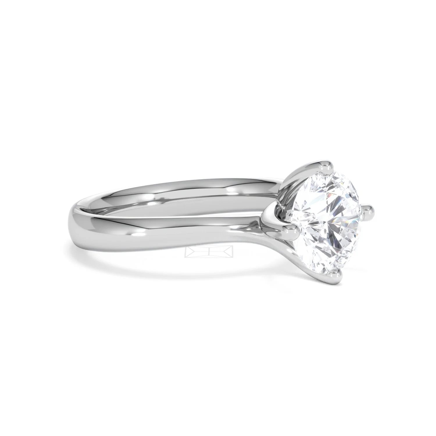 2 Carat Diamond Engagement Ring Lily Lab F/VS1 Platinum IGI Certified - Image 18