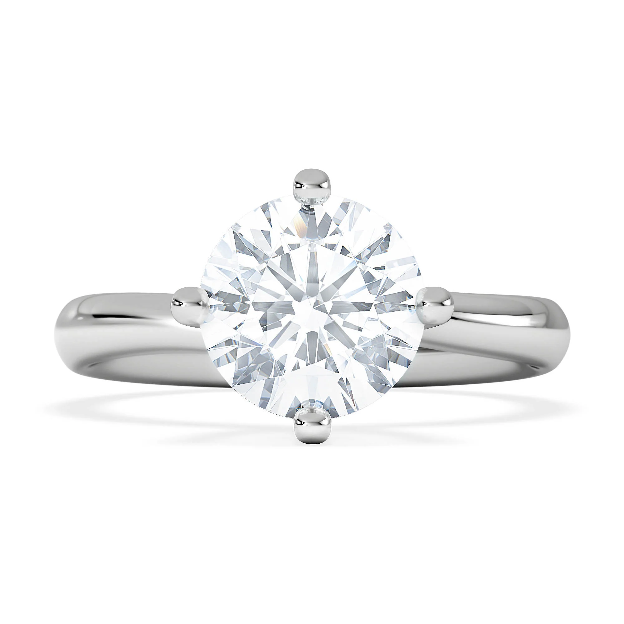 2 Carat Diamond Engagement Ring Lily Lab F/VS1 Platinum IGI Certified - Image 6