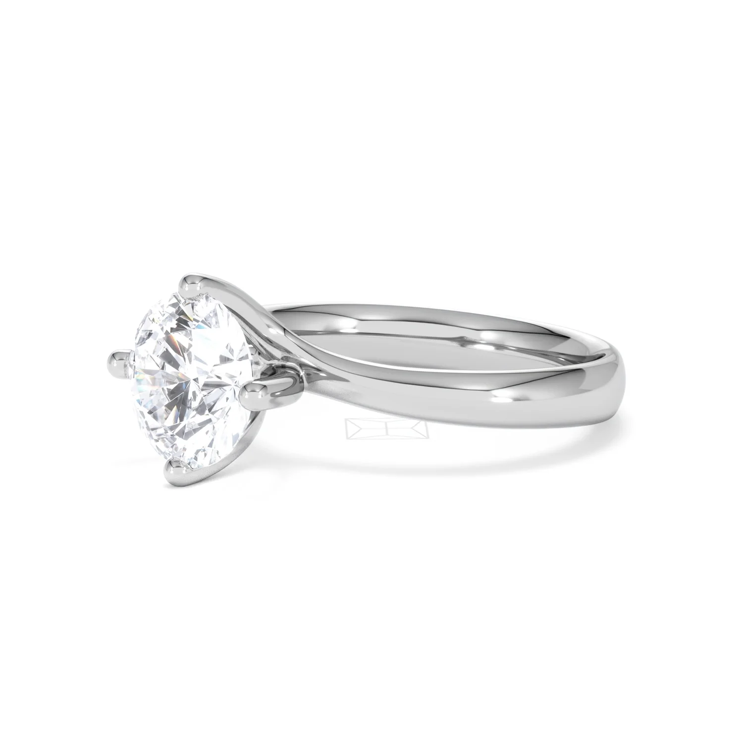 2 Carat Diamond Engagement Ring Lily Lab F/VS1 Platinum IGI Certified - Image 78