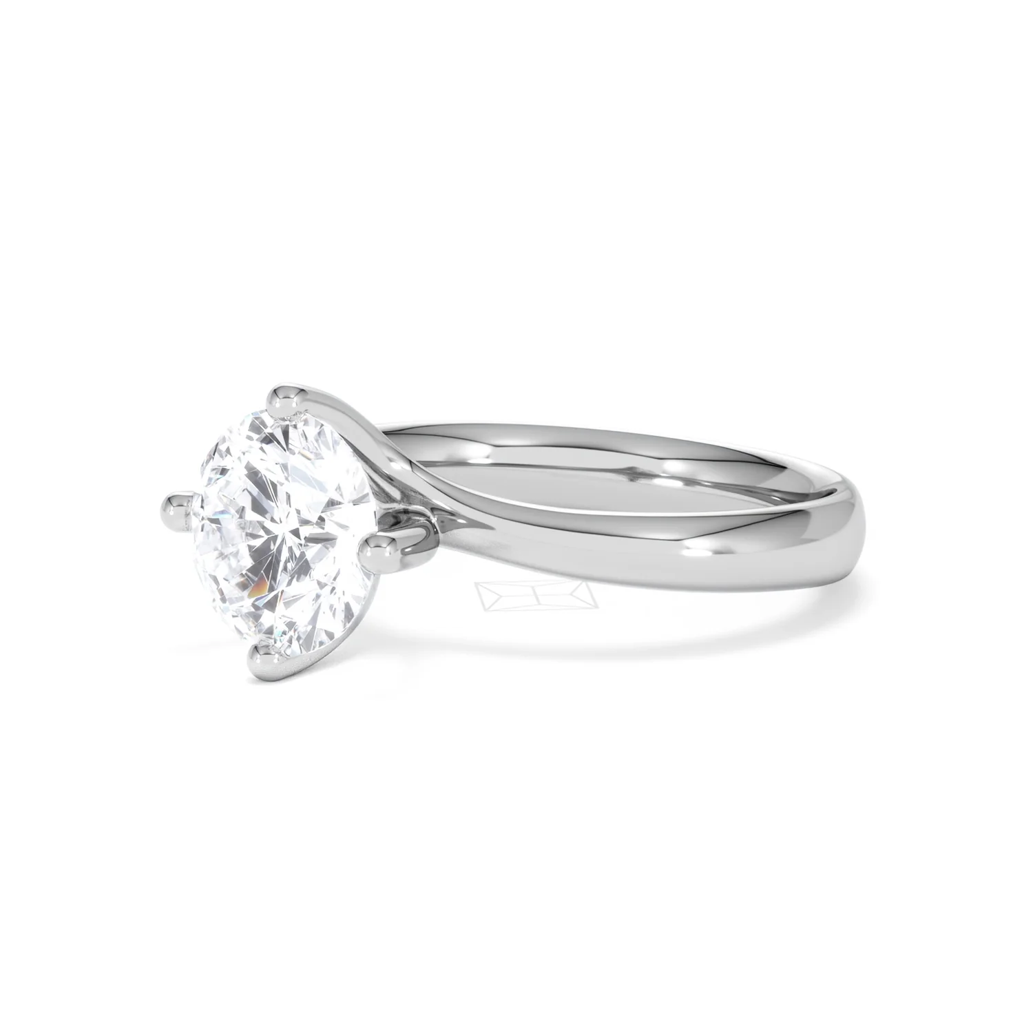 2 Carat Diamond Engagement Ring Lily Lab F/VS1 Platinum IGI Certified - Image 79