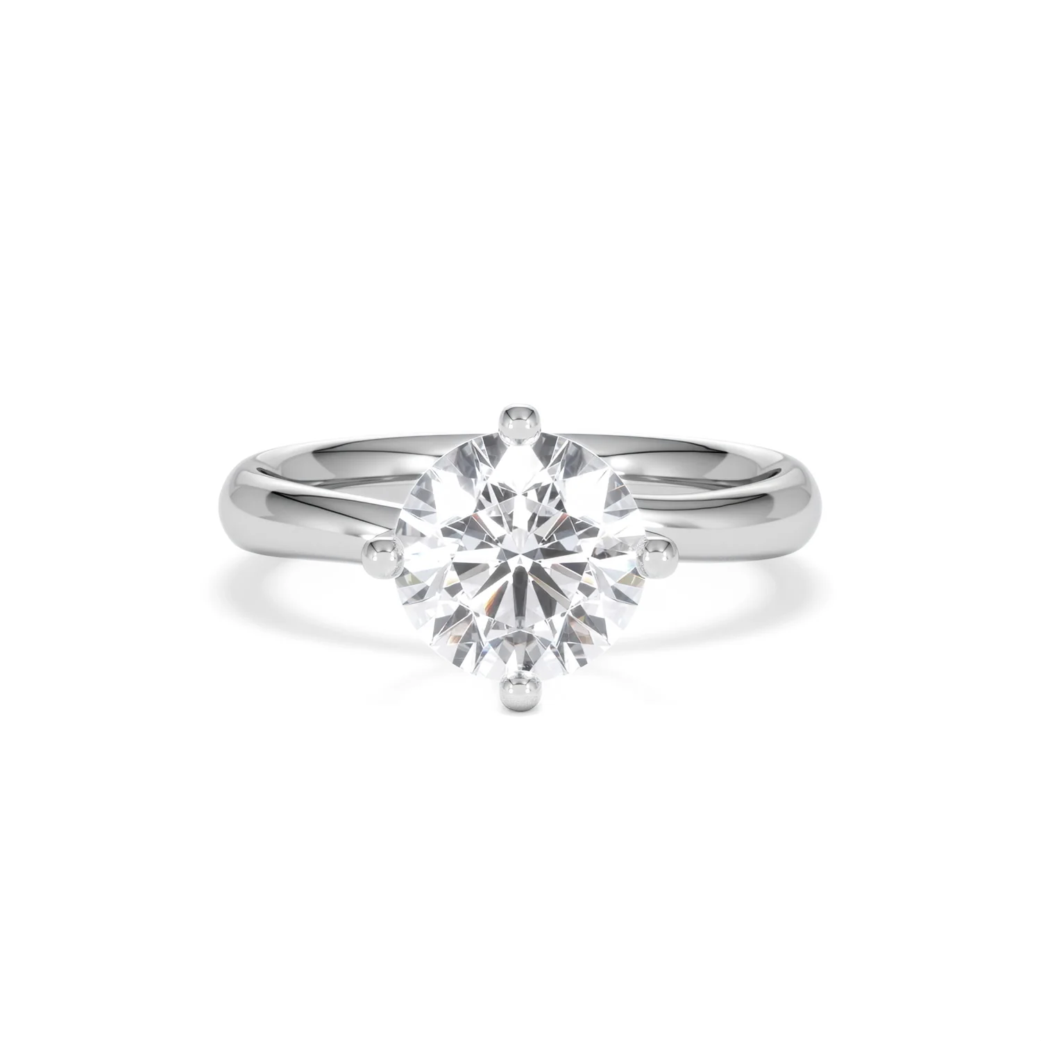 2 Carat Diamond Engagement Ring Lily Lab F/VS1 Platinum IGI Certified - Image 8
