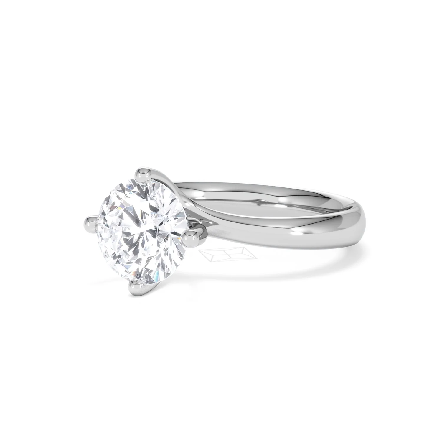 2 Carat Diamond Engagement Ring Lily Lab F/VS1 Platinum IGI Certified - Image 81