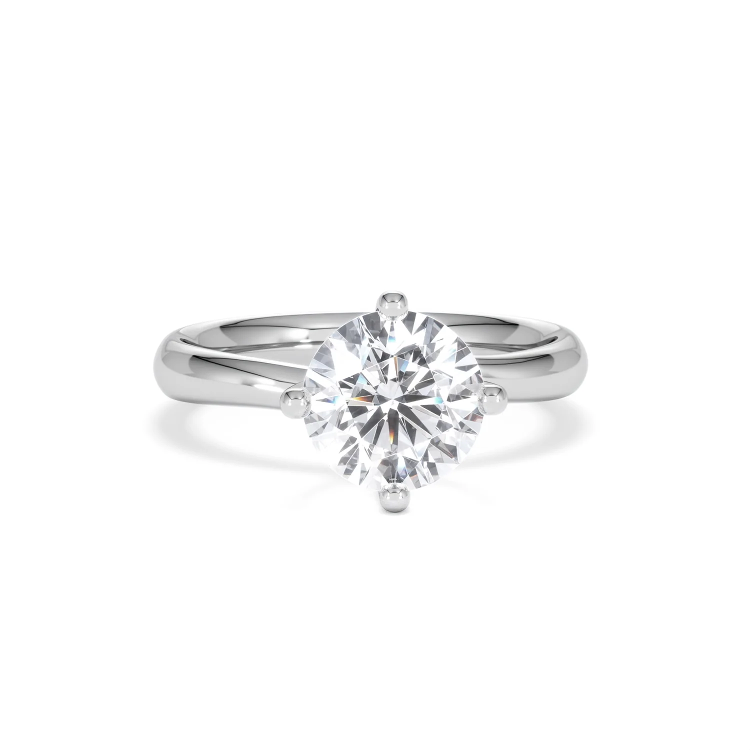 2 Carat Diamond Engagement Ring Lily Lab F/VS1 Platinum IGI Certified - Image 9