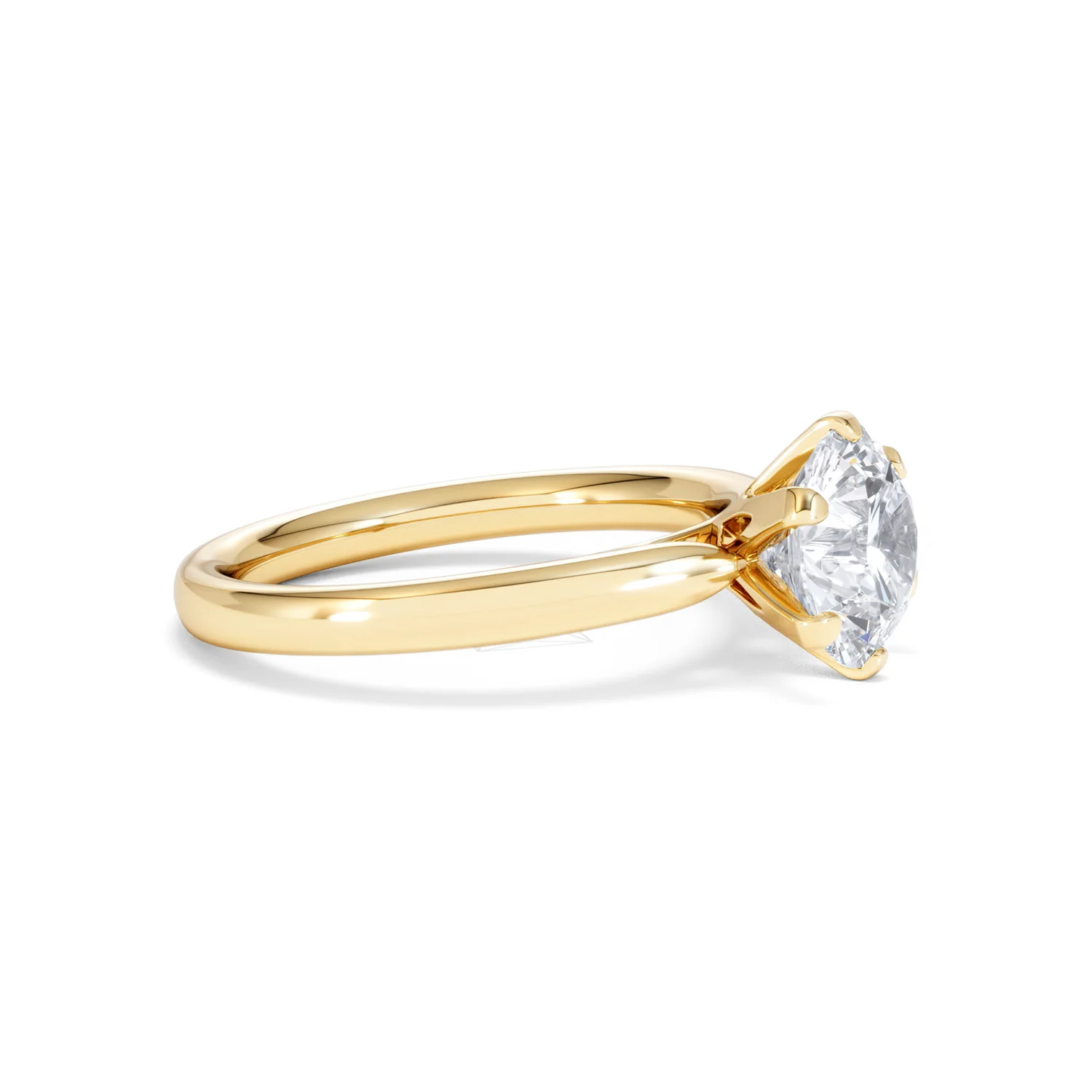 2 Carat Diamond Engagement Ring Low Set Chloe Lab F/VS1 18K Gold - Image 22