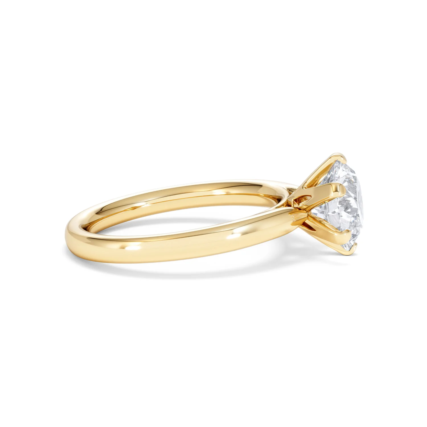 2 Carat Diamond Engagement Ring Low Set Chloe Lab F/VS1 18K Gold - Image 26