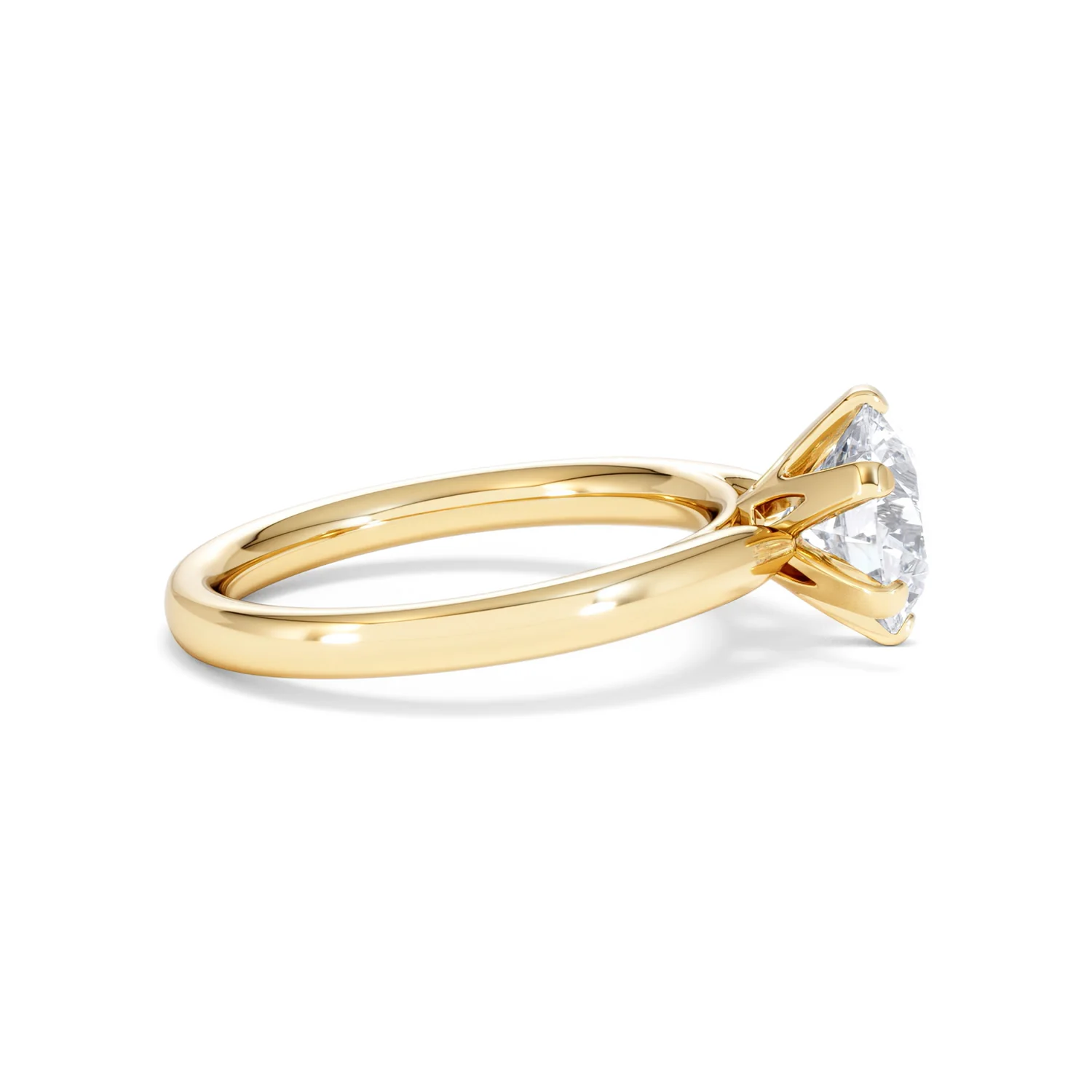 2 Carat Diamond Engagement Ring Low Set Chloe Lab F/VS1 18K Gold - Image 27