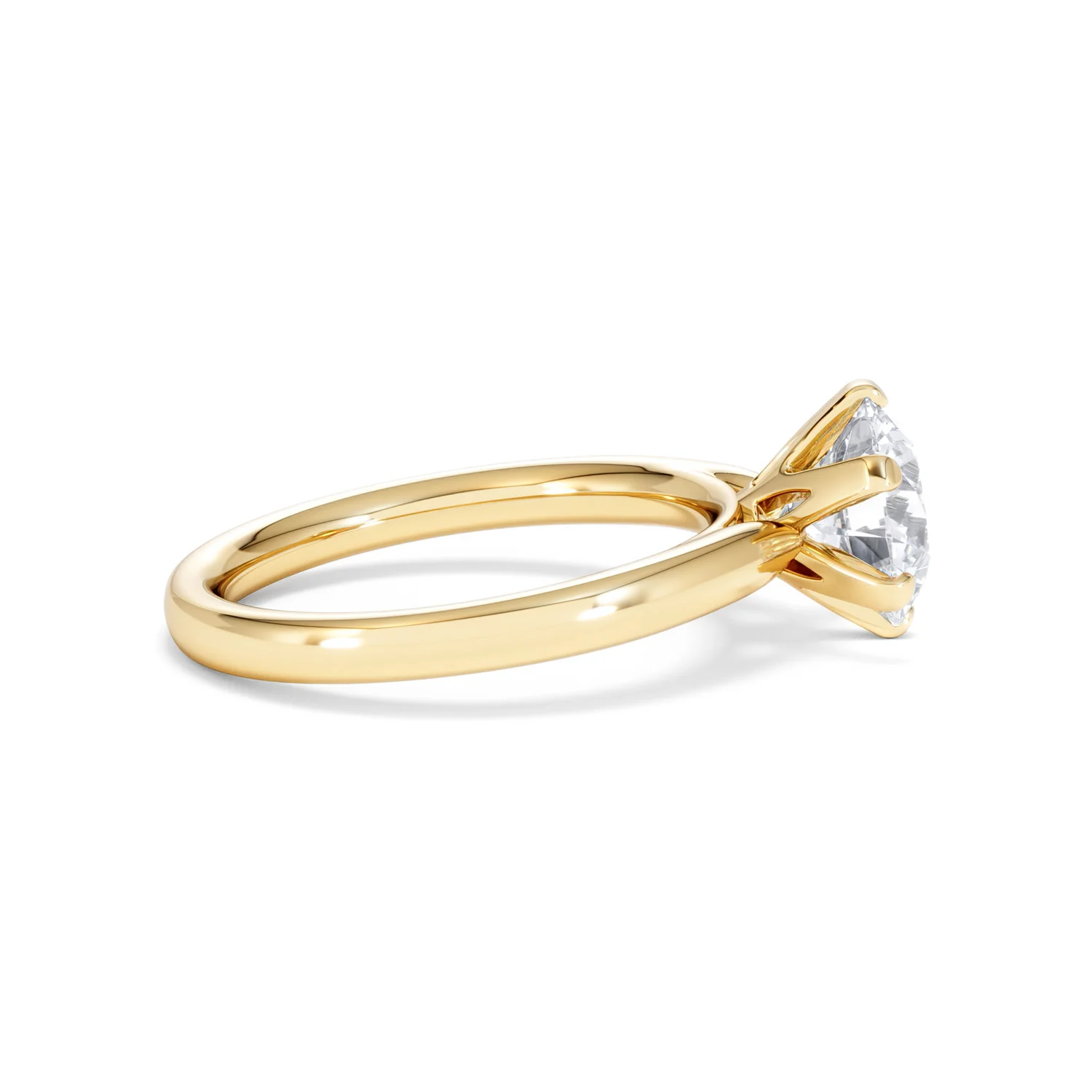 2 Carat Diamond Engagement Ring Low Set Chloe Lab F/VS1 18K Gold - Image 28