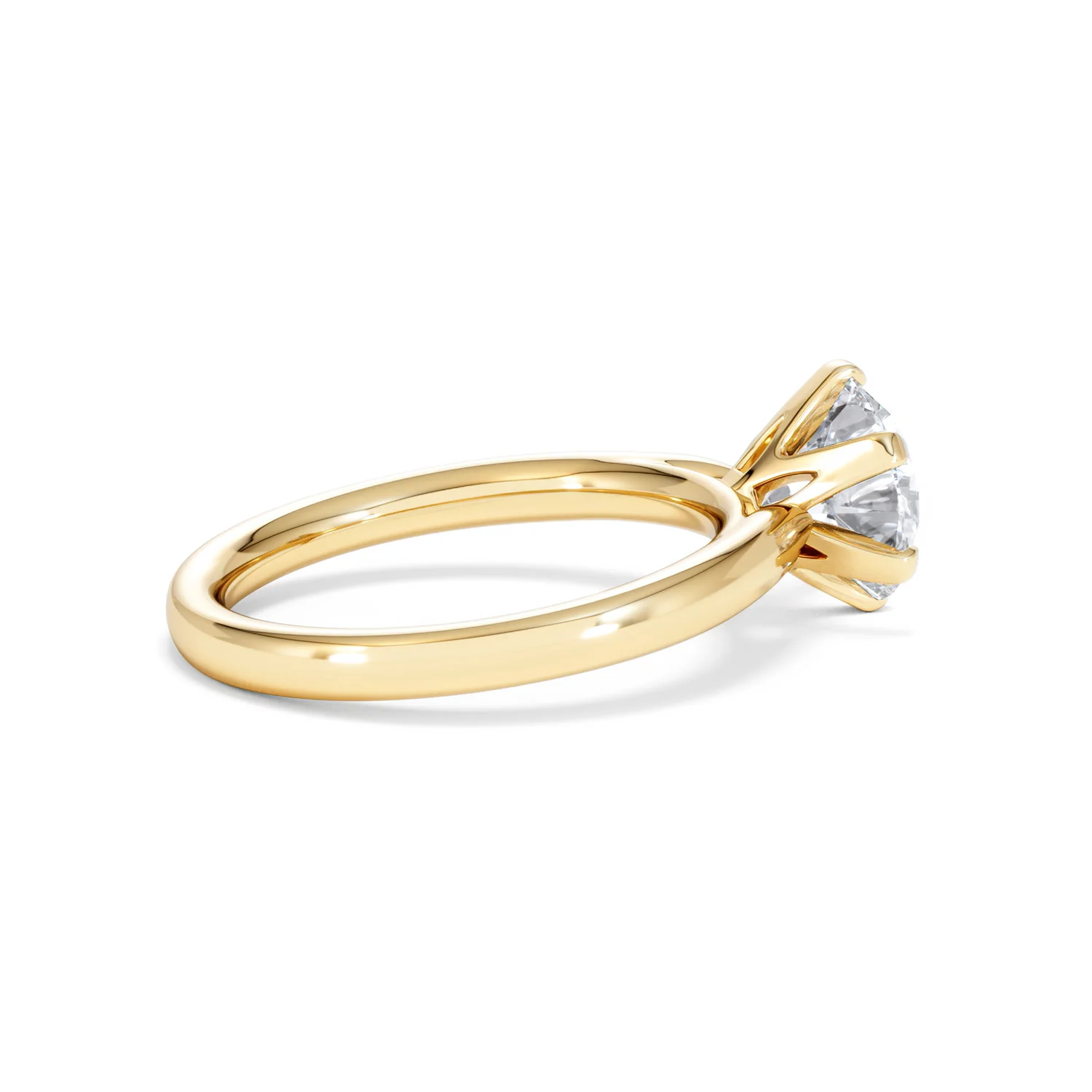 2 Carat Diamond Engagement Ring Low Set Chloe Lab F/VS1 18K Gold - Image 32