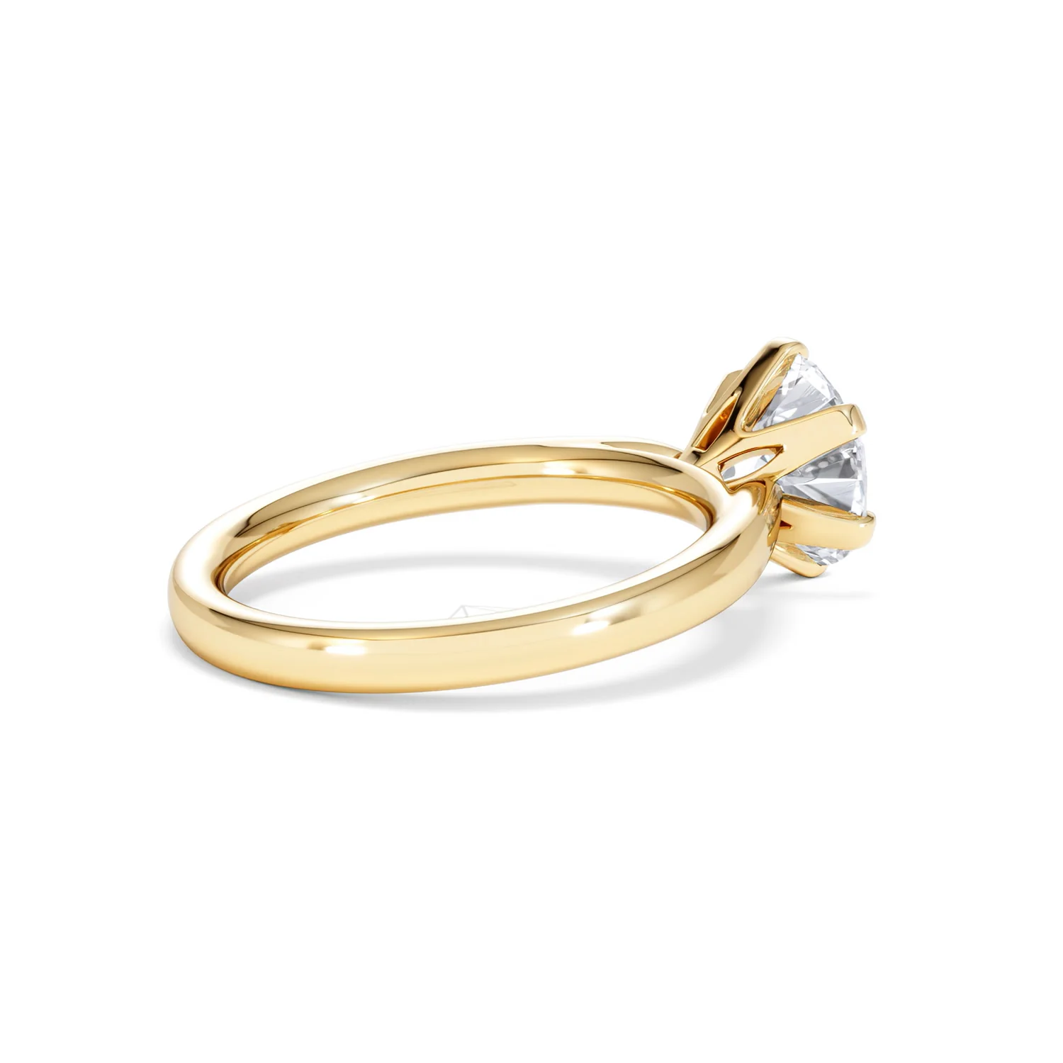 2 Carat Diamond Engagement Ring Low Set Chloe Lab F/VS1 18K Gold - Image 35