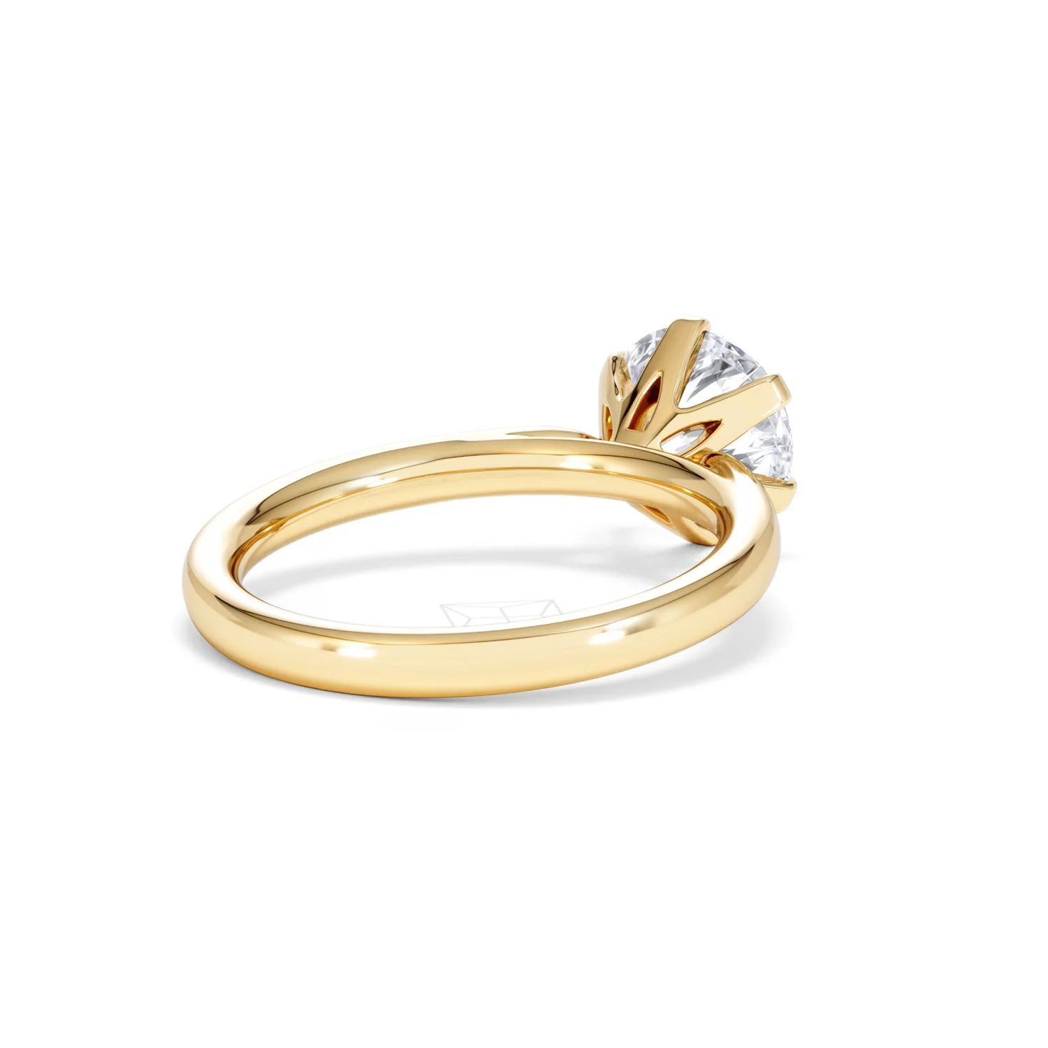 2 Carat Diamond Engagement Ring Low Set Chloe Lab F/VS1 18K Gold - Image 40