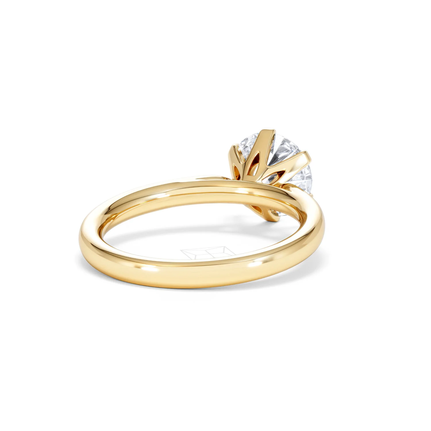 2 Carat Diamond Engagement Ring Low Set Chloe Lab F/VS1 18K Gold - Image 42