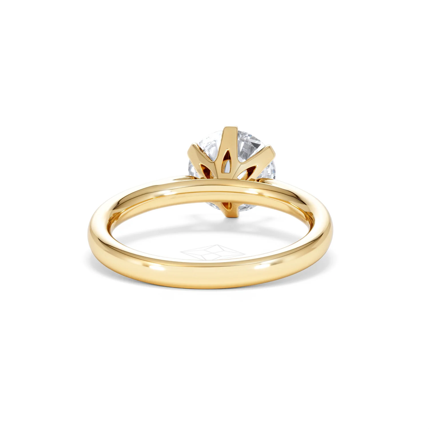 2 Carat Diamond Engagement Ring Low Set Chloe Lab F/VS1 18K Gold - Image 46