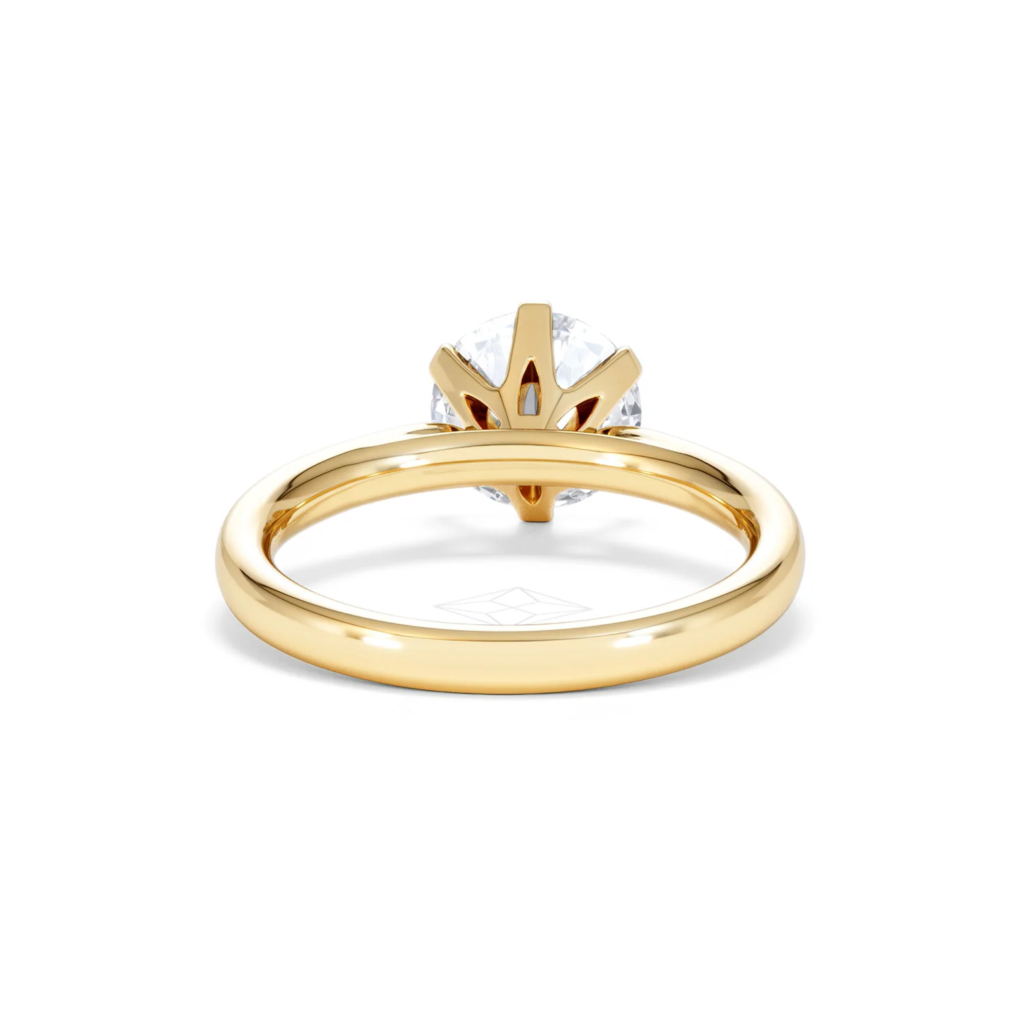 2 Carat Diamond Engagement Ring Low Set Chloe Lab F/VS1 18K Gold - Image 47