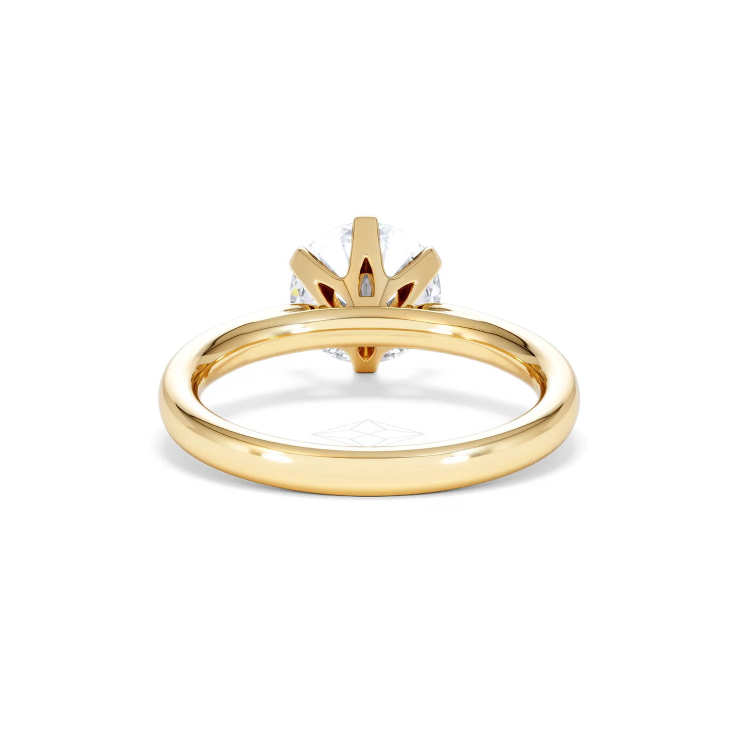 2 Carat Diamond Engagement Ring Low Set Chloe Lab F/VS1 18K Gold - Image 48