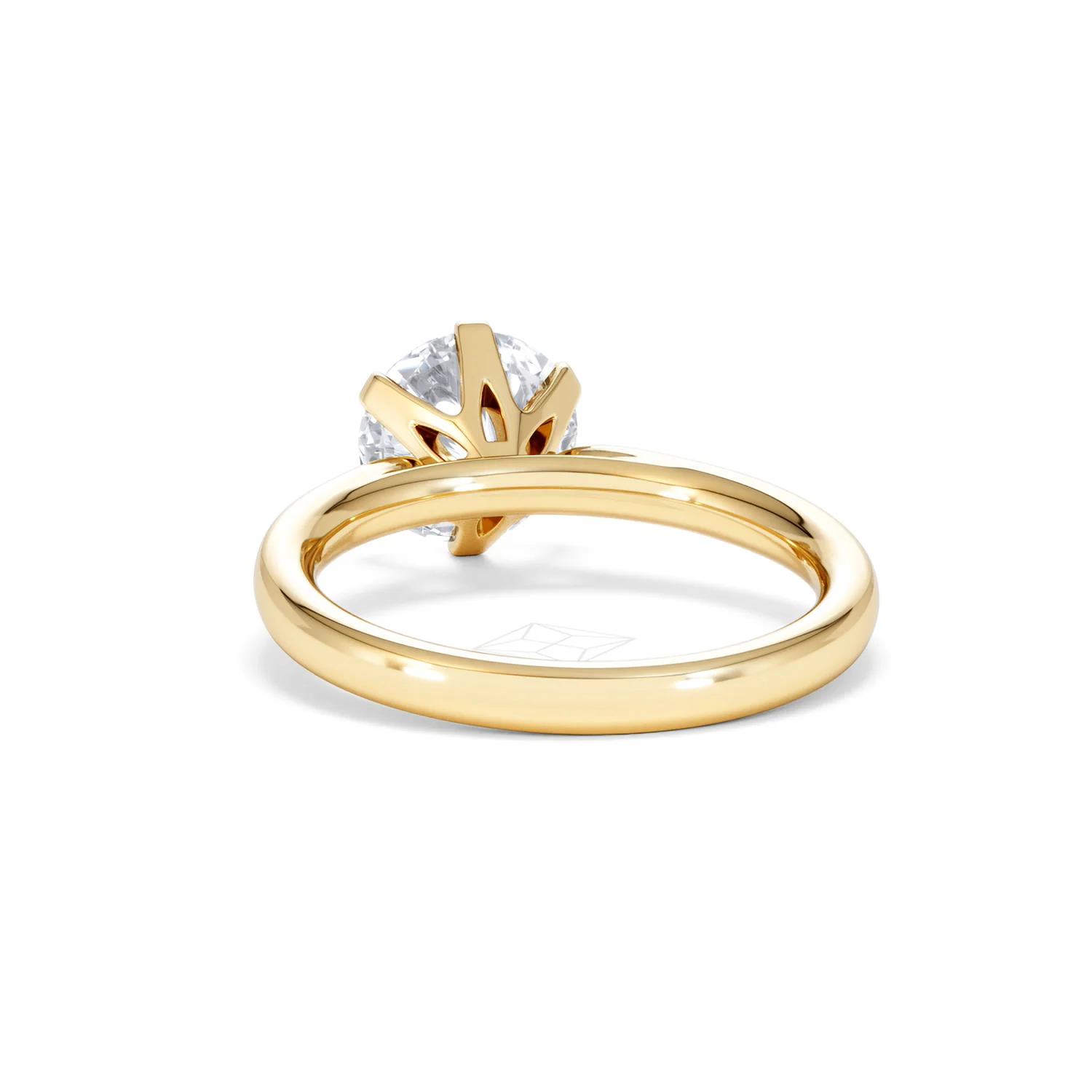 2 Carat Diamond Engagement Ring Low Set Chloe Lab F/VS1 18K Gold - Image 51