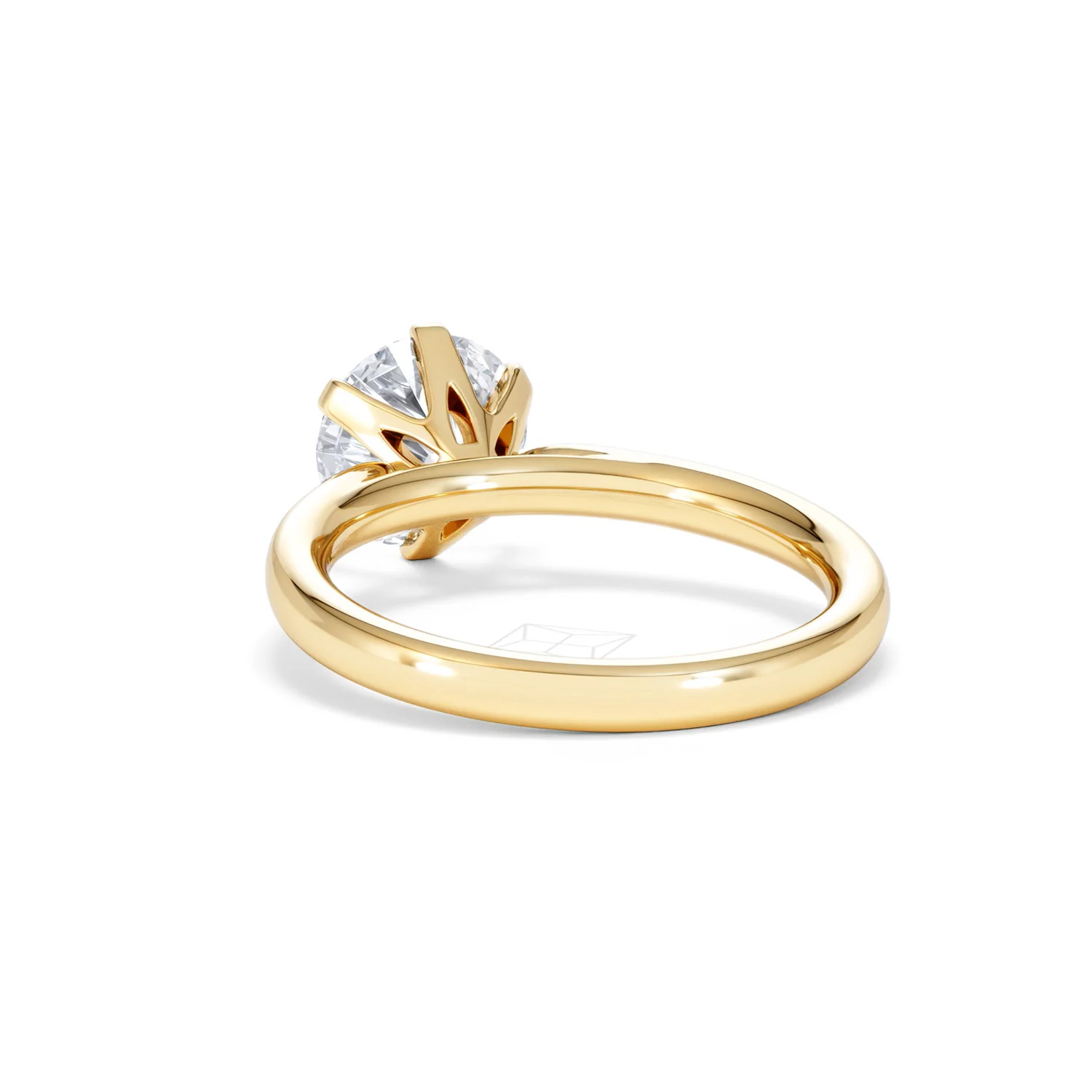 2 Carat Diamond Engagement Ring Low Set Chloe Lab F/VS1 18K Gold - Image 53
