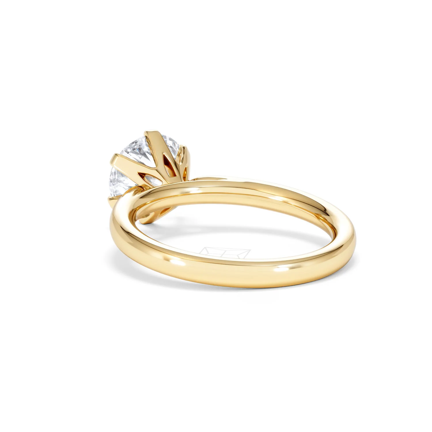 2 Carat Diamond Engagement Ring Low Set Chloe Lab F/VS1 18K Gold - Image 55