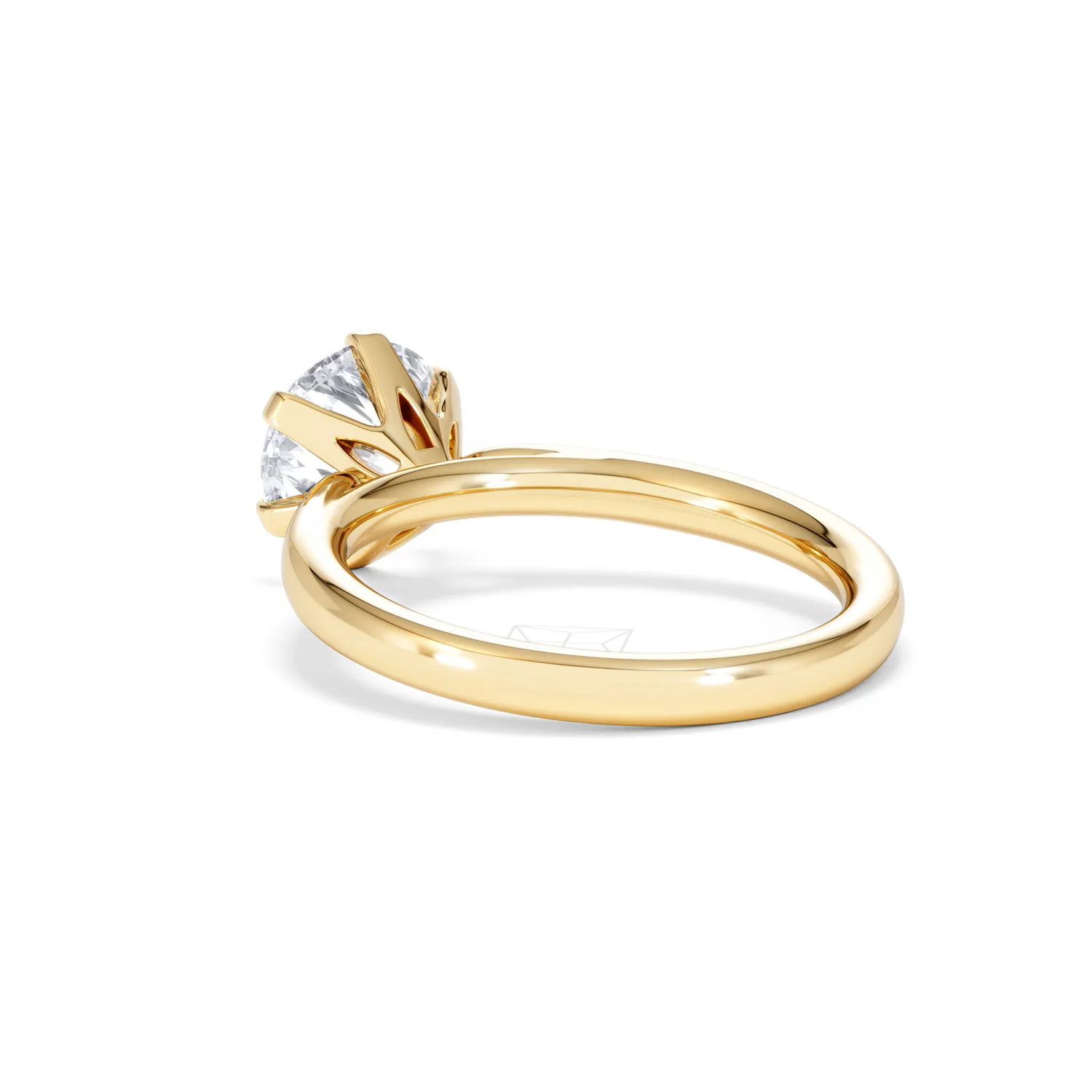 2 Carat Diamond Engagement Ring Low Set Chloe Lab F/VS1 18K Gold - Image 56