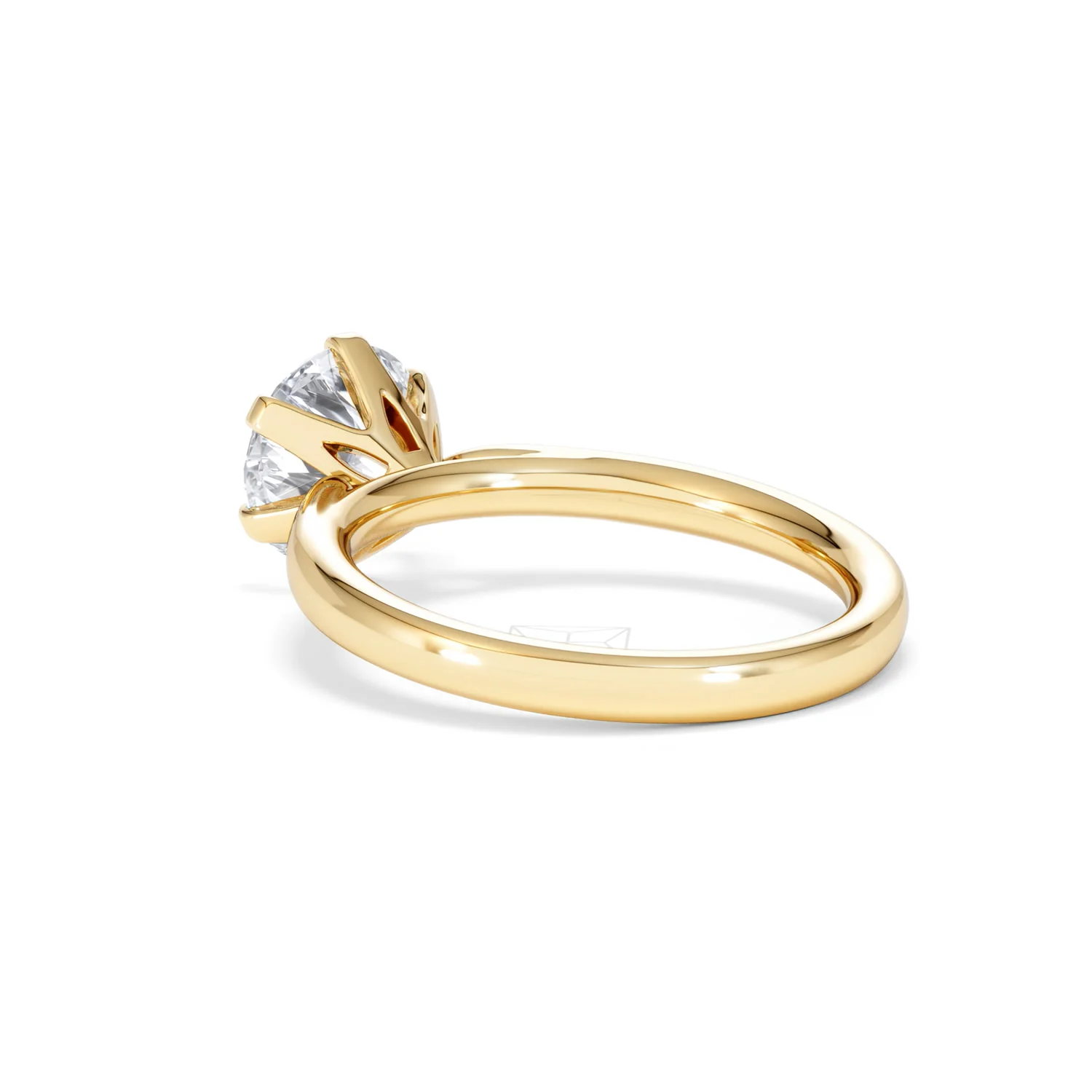 2 Carat Diamond Engagement Ring Low Set Chloe Lab F/VS1 18K Gold - Image 57