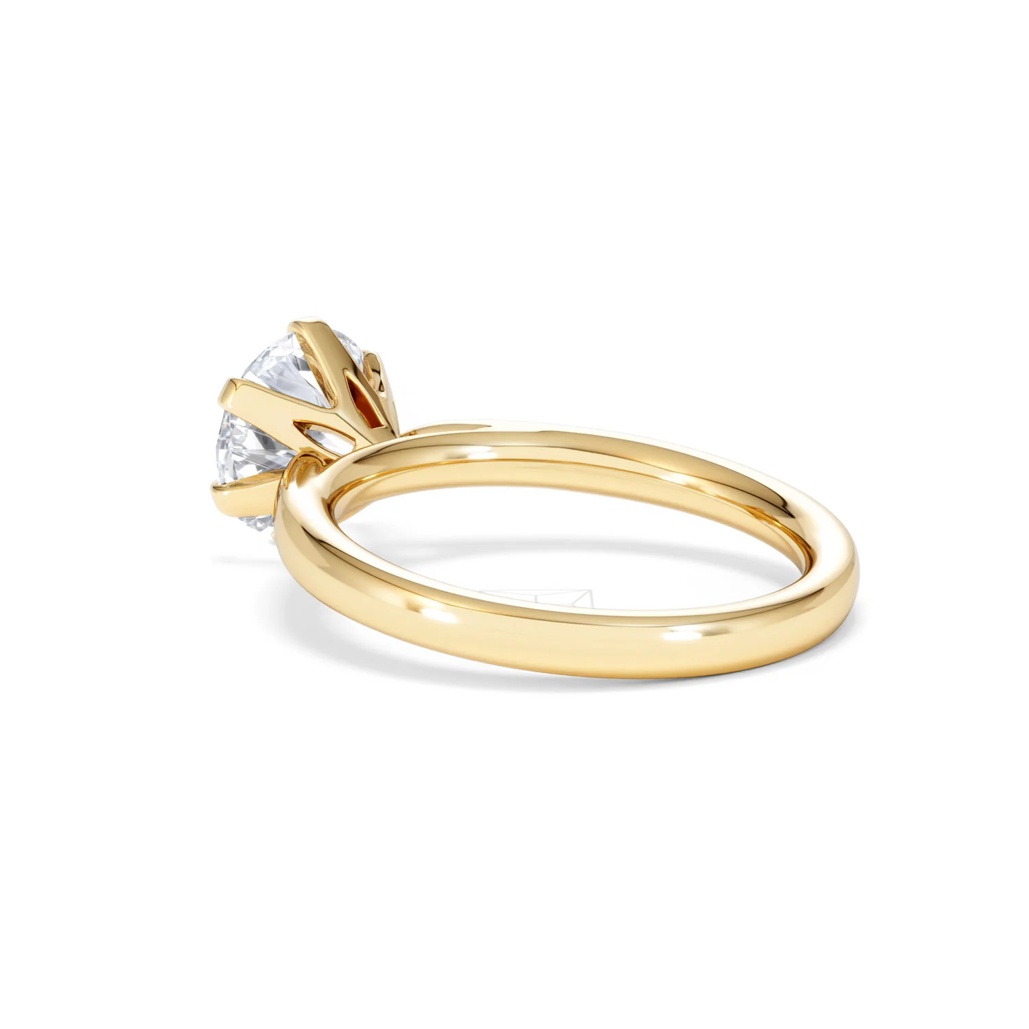 2 Carat Diamond Engagement Ring Low Set Chloe Lab F/VS1 18K Gold - Image 58