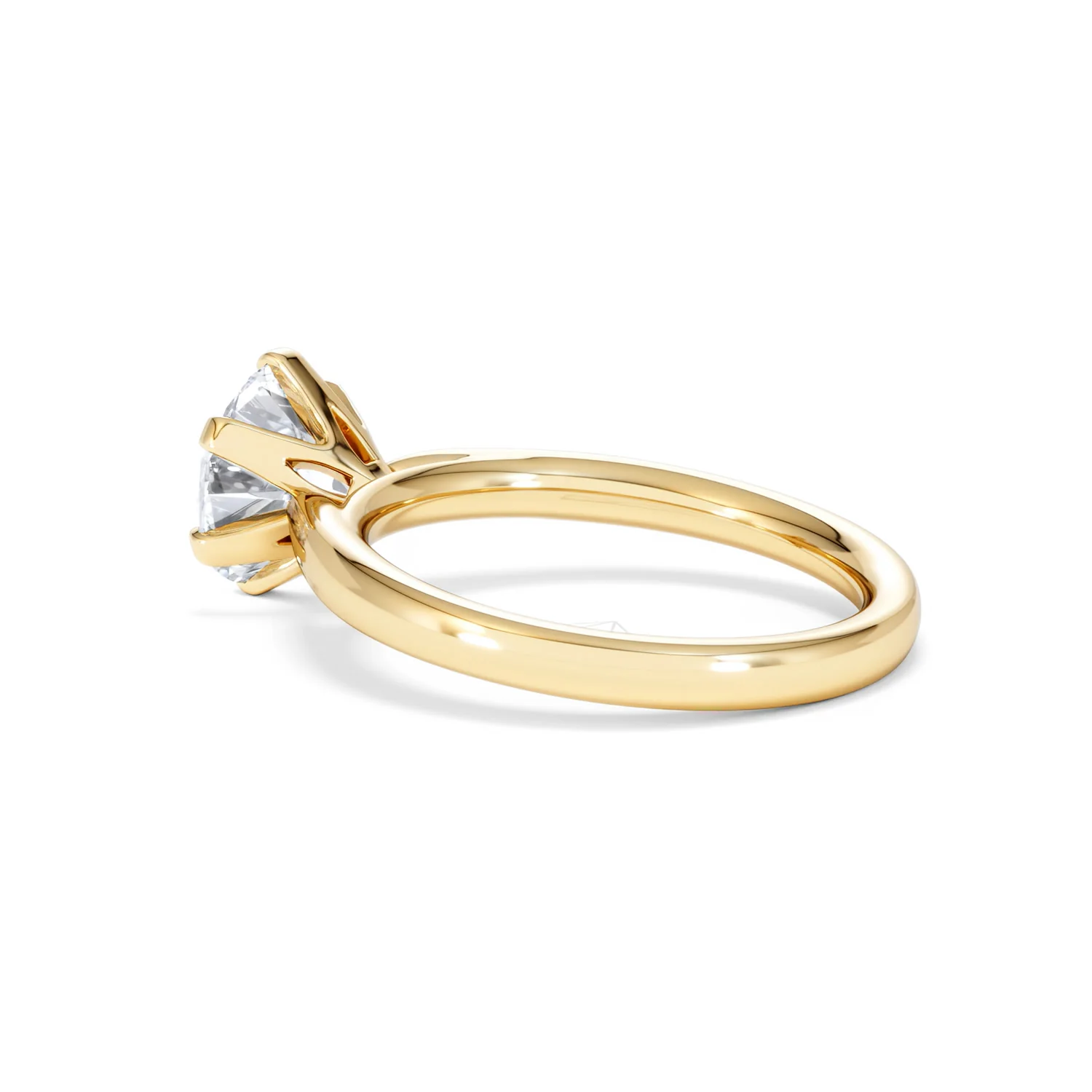 2 Carat Diamond Engagement Ring Low Set Chloe Lab F/VS1 18K Gold - Image 61