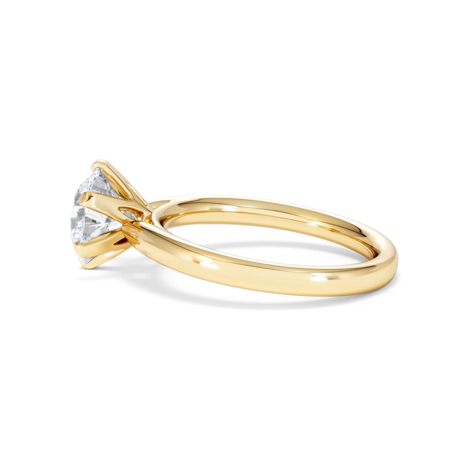 2 Carat Diamond Engagement Ring Low Set Chloe Lab F/VS1 18K Gold - Image 66