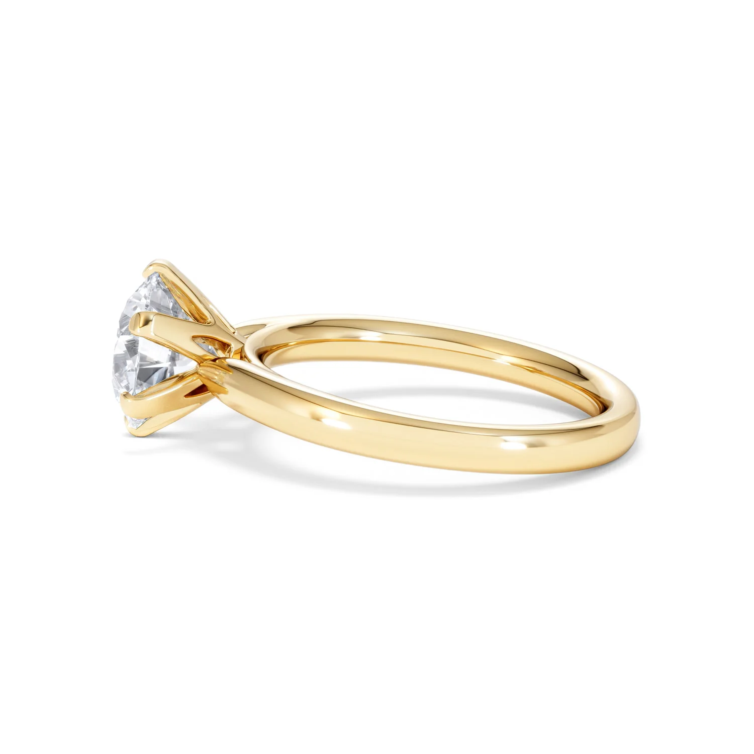 2 Carat Diamond Engagement Ring Low Set Chloe Lab F/VS1 18K Gold - Image 67