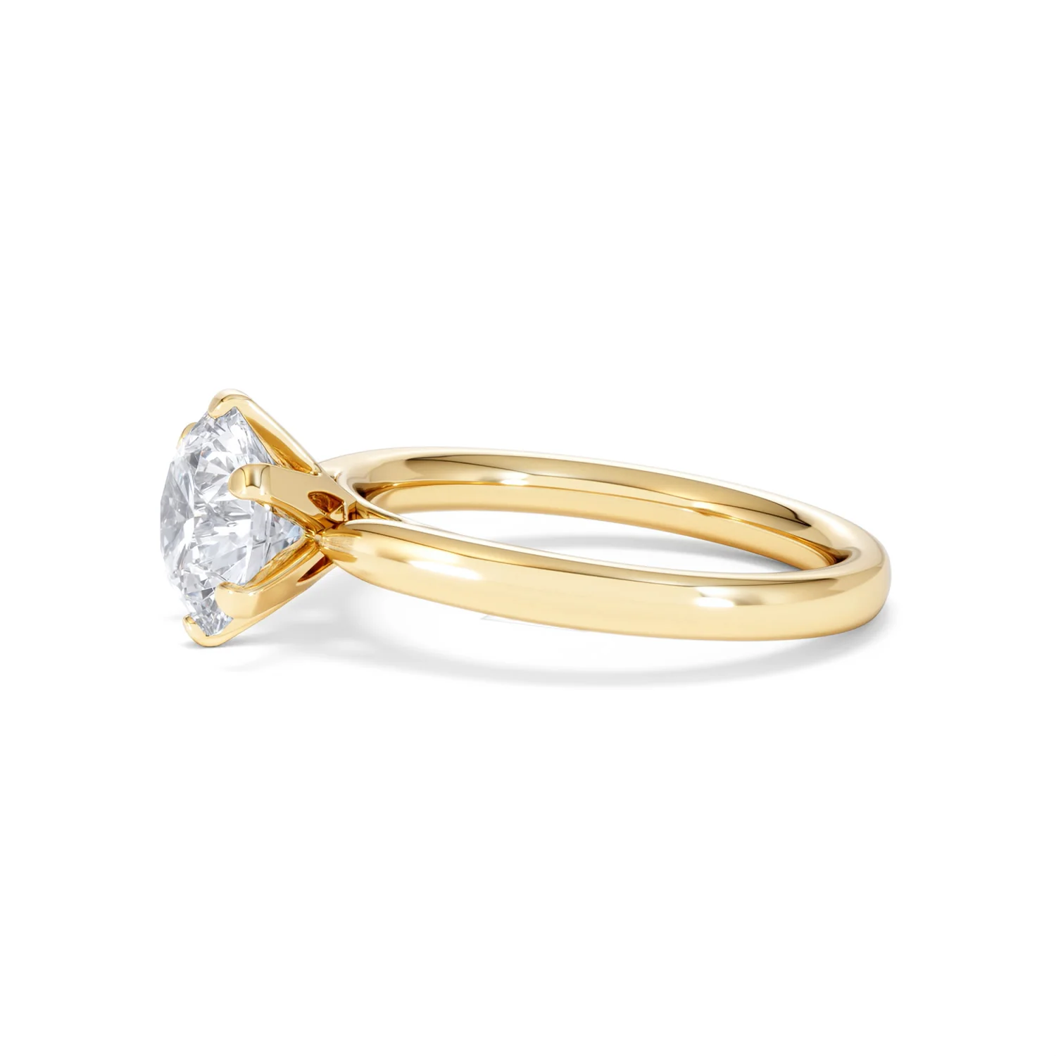 2 Carat Diamond Engagement Ring Low Set Chloe Lab F/VS1 18K Gold - Image 72