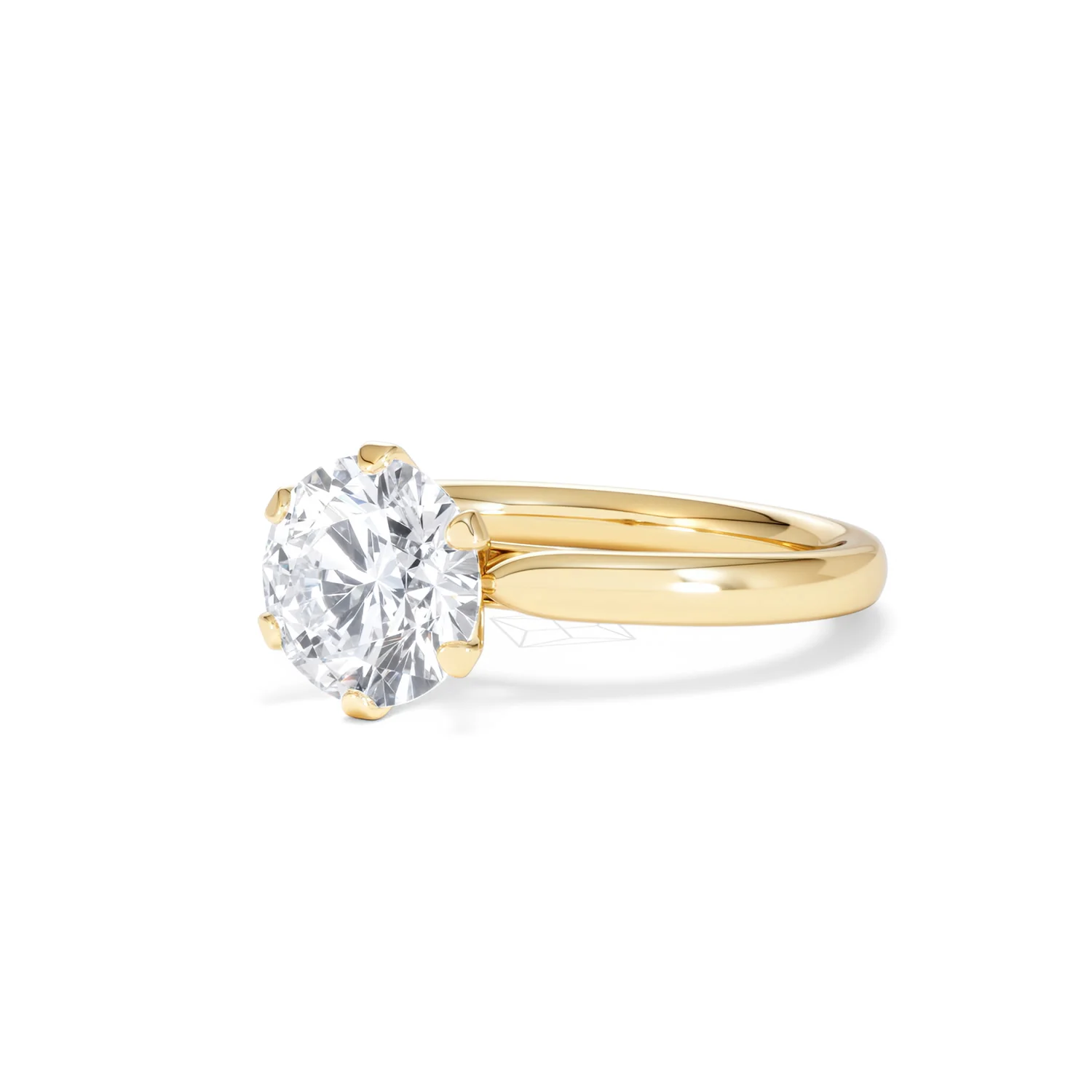 2 Carat Diamond Engagement Ring Low Set Chloe Lab F/VS1 18K Gold - Image 81