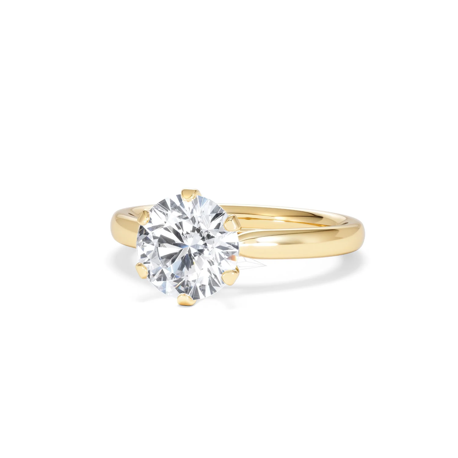 2 Carat Diamond Engagement Ring Low Set Chloe Lab F/VS1 18K Gold - Image 84