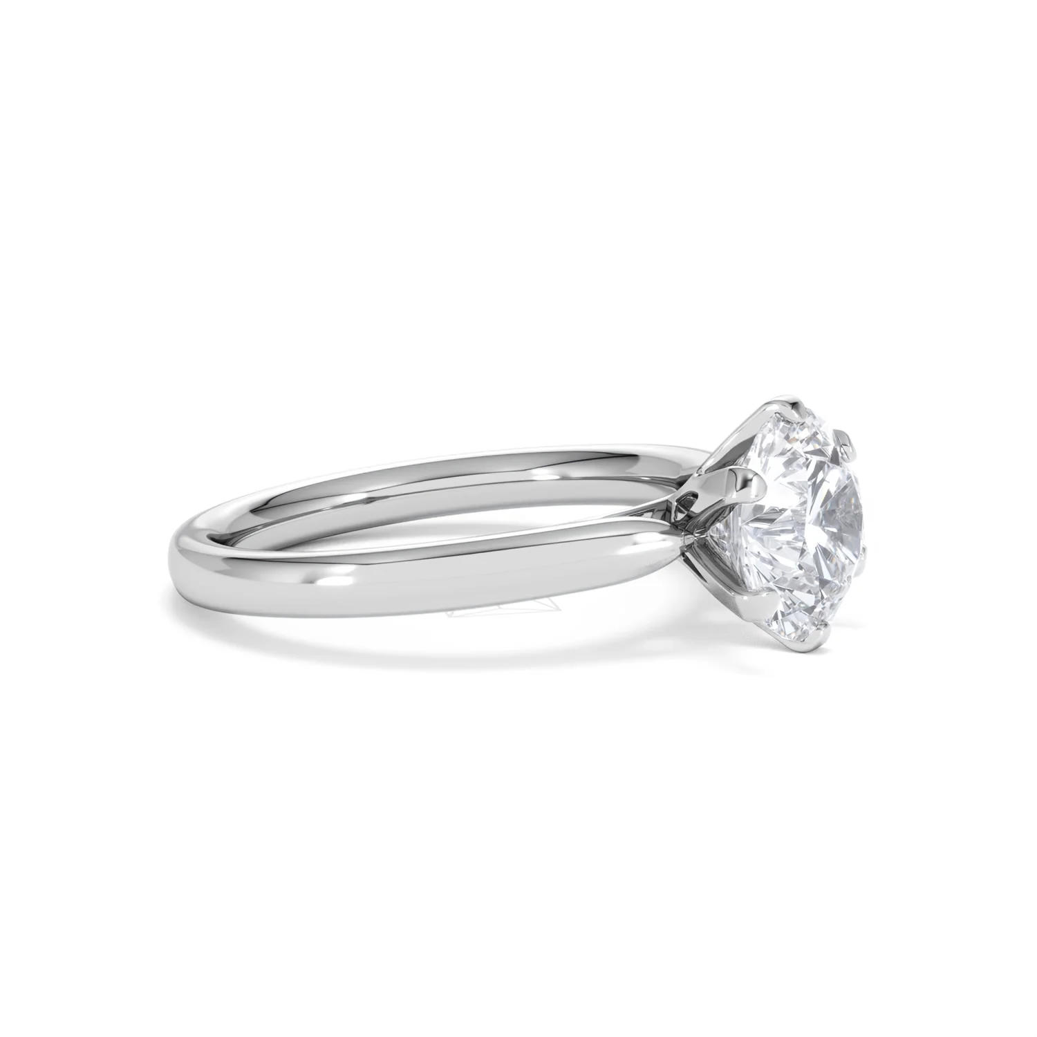 2 Carat Diamond Engagement Ring Low Set Chloe Lab F/VS1 18K White Gold - Image 21