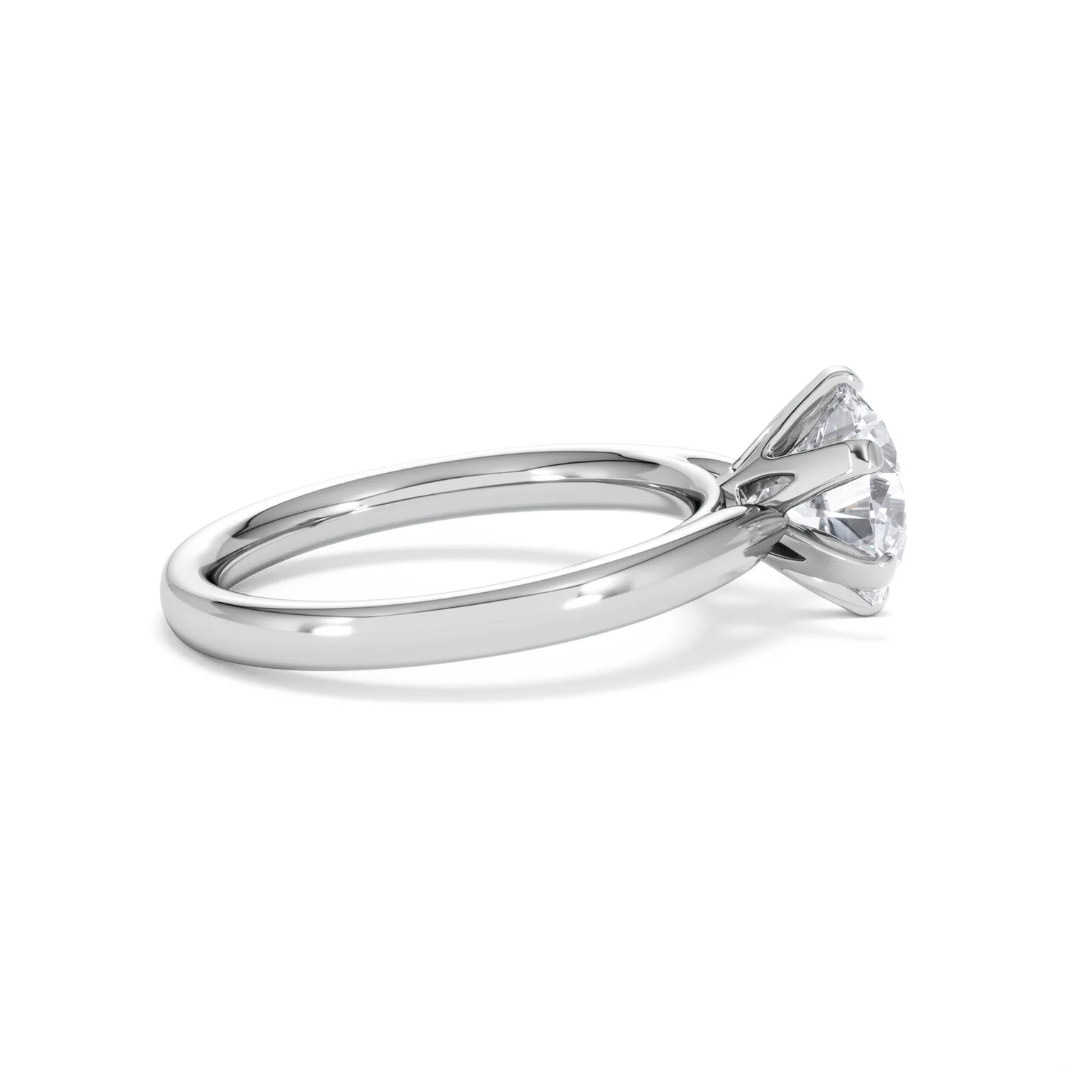2 Carat Diamond Engagement Ring Low Set Chloe Lab F/VS1 18K White Gold - Image 29