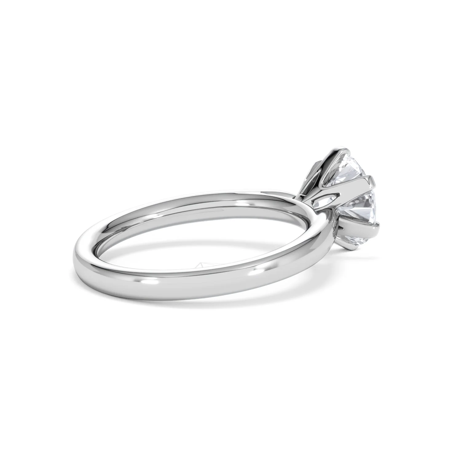 2 Carat Diamond Engagement Ring Low Set Chloe Lab F/VS1 18K White Gold - Image 35