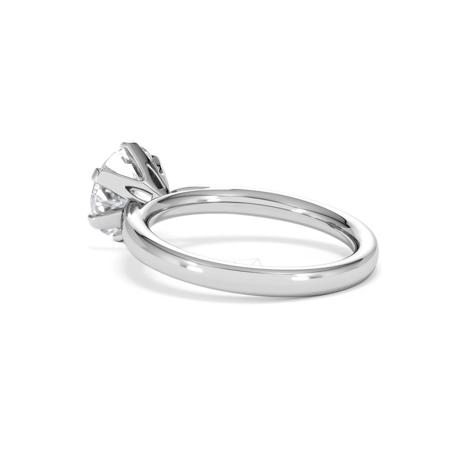 2 Carat Diamond Engagement Ring Low Set Chloe Lab F/VS1 18K White Gold - Image 59